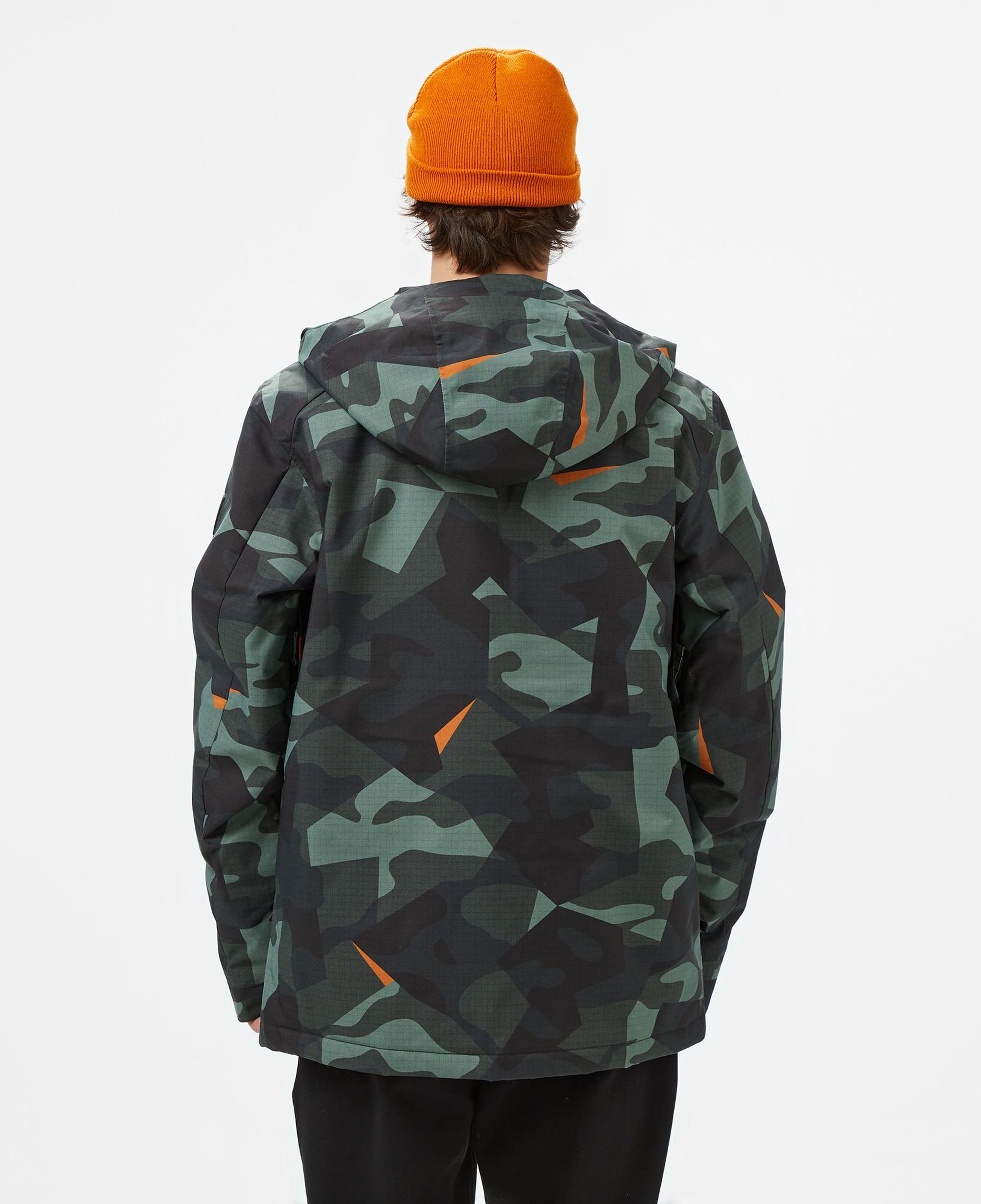 Quiksilver Mission Printed Erkek Renkli Kayak Montu