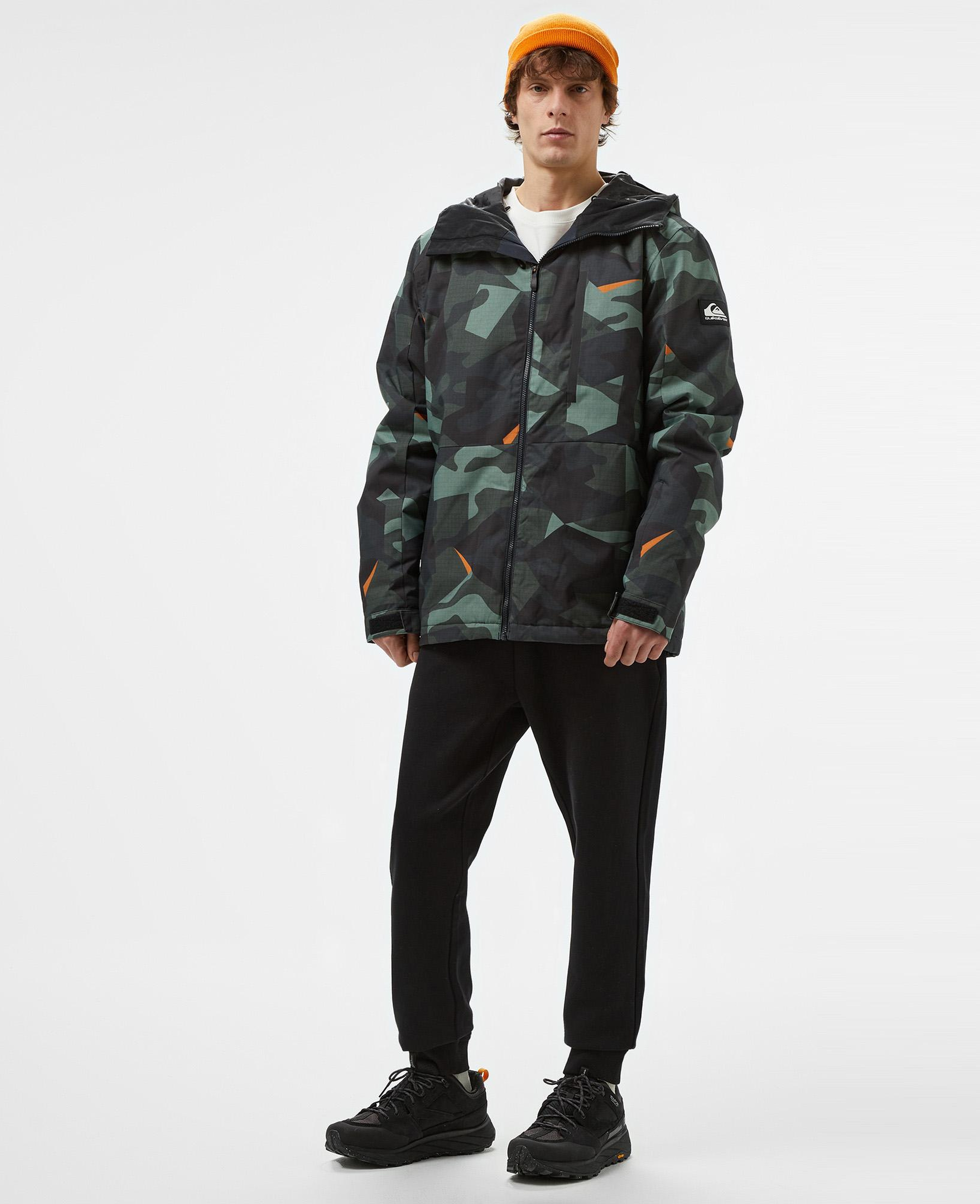 Quiksilver Mission Printed Erkek Renkli Kayak Montu