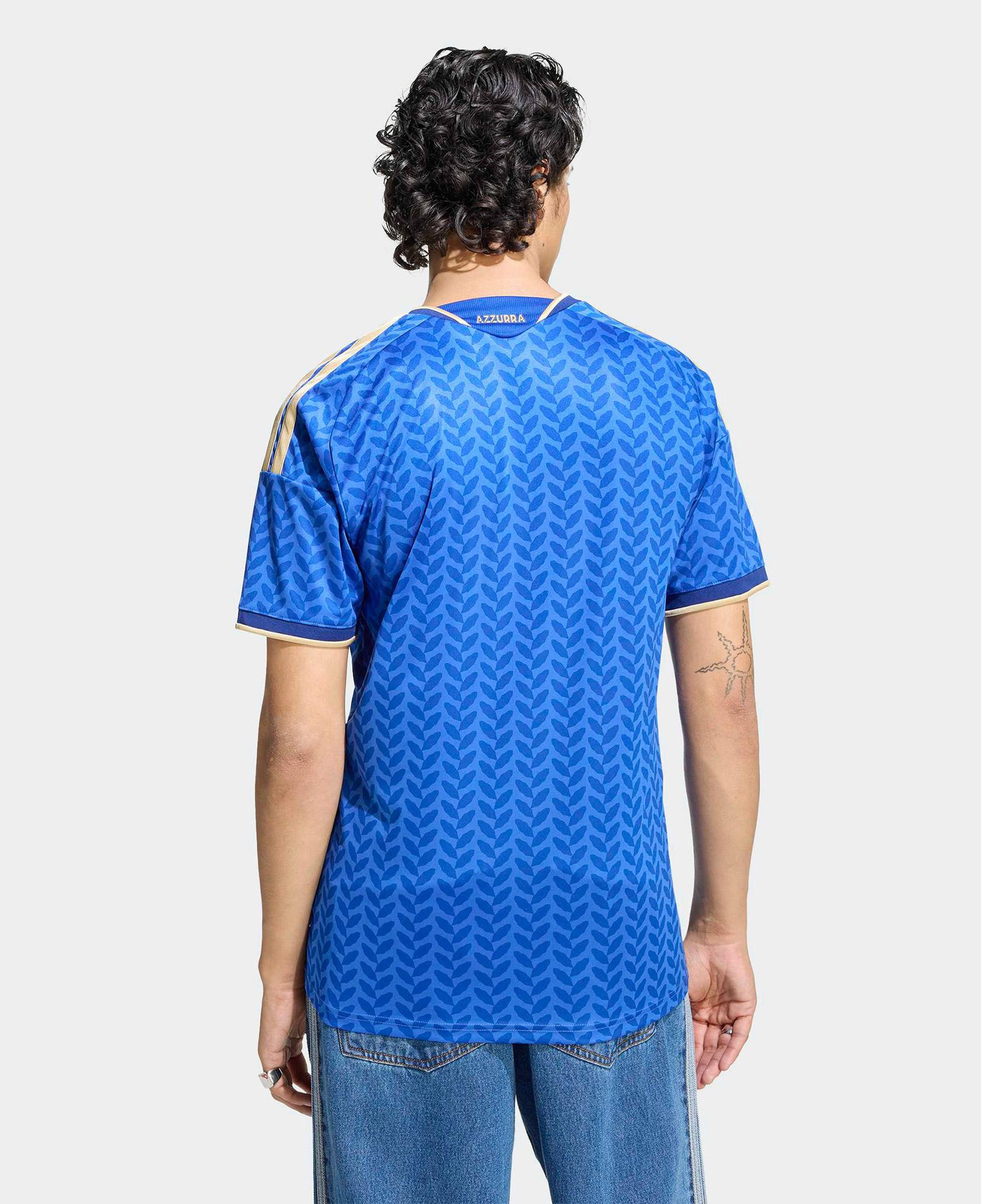 adidas İtalya 26 İç Saha Erkek Mavi Forma