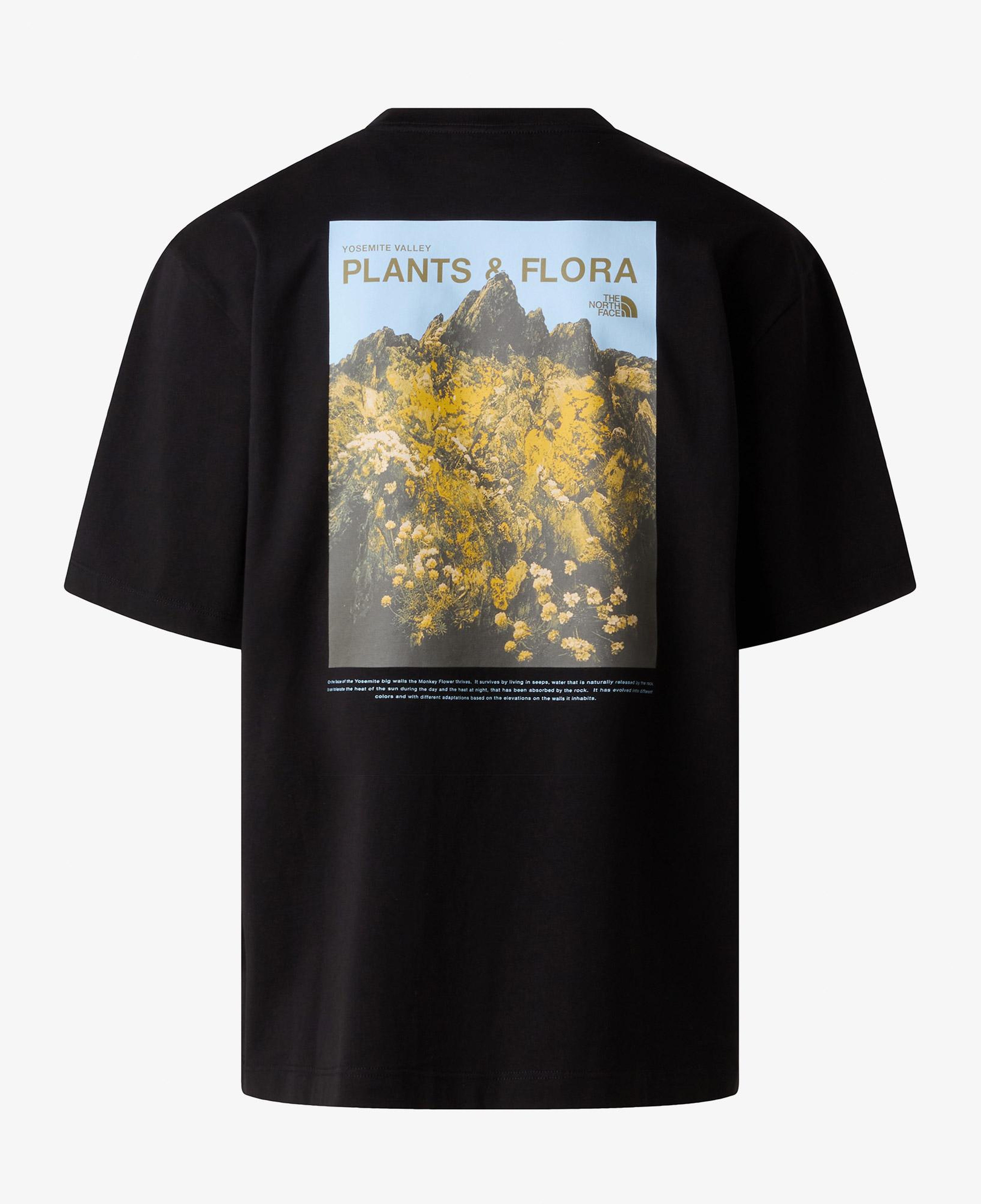 The North Face Plant Amp Flora Oversize Sleev Erkek Siyah T-Shirt