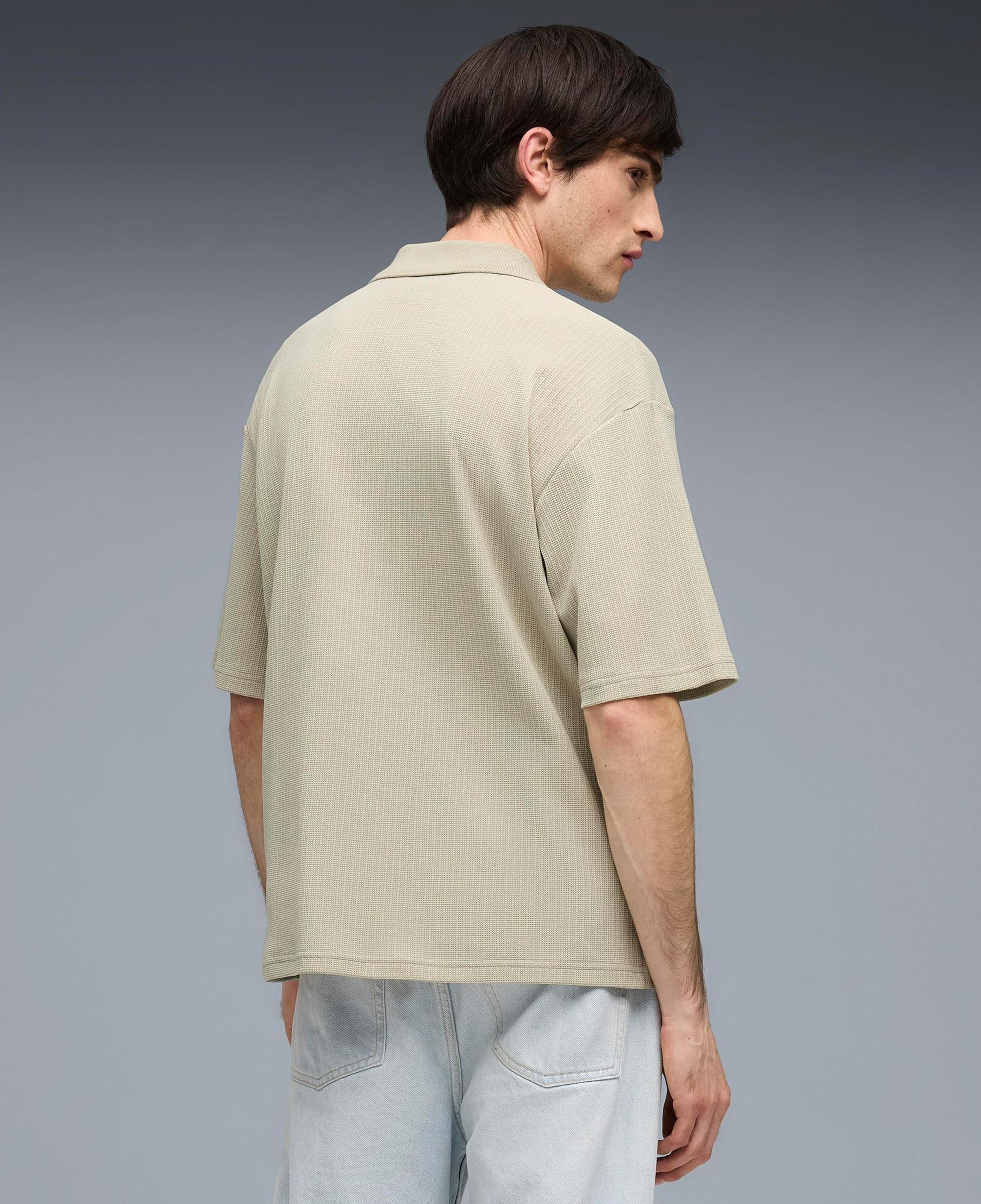 Puma Wardrobe Ess Boxy Erkek Gri Polo