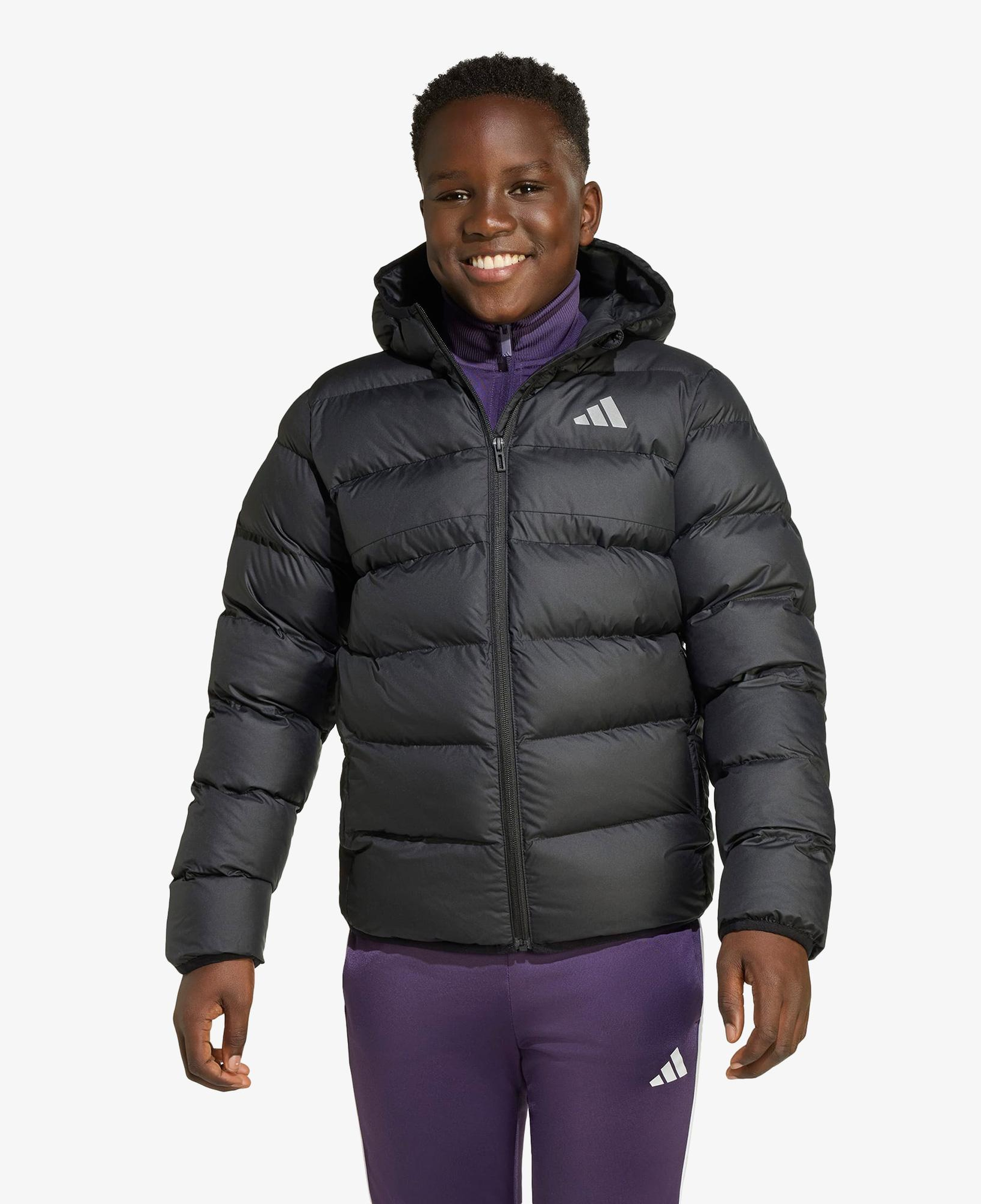 adidas Sentetik Dolgulu Çocuk Siyah Mont