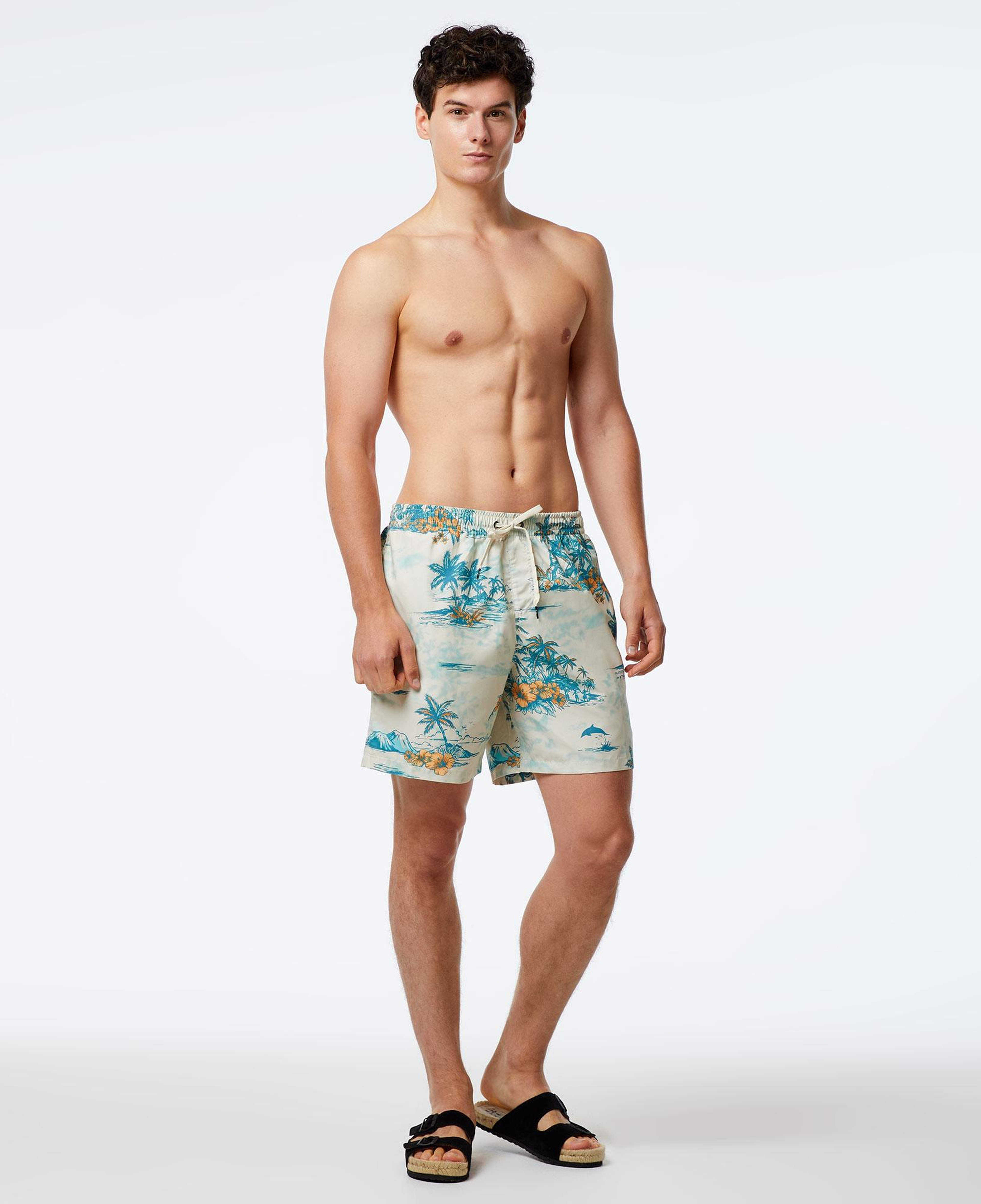 Quiksilver Longmanhill Erkek Beyaz Deniz Şortu