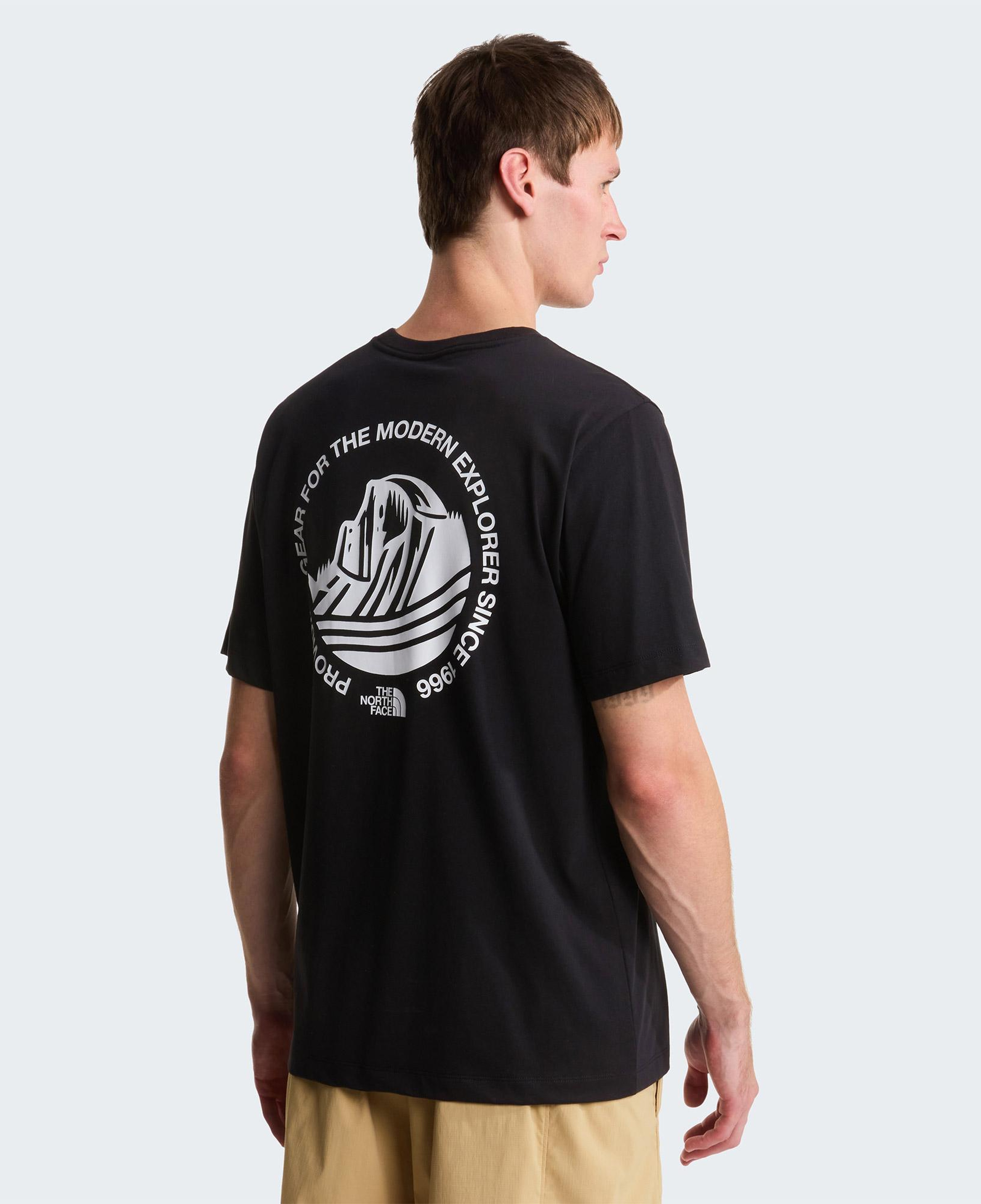 The North Face Monte Regular Short Sleeve Graphic Erkek Siyah T-Shirt
