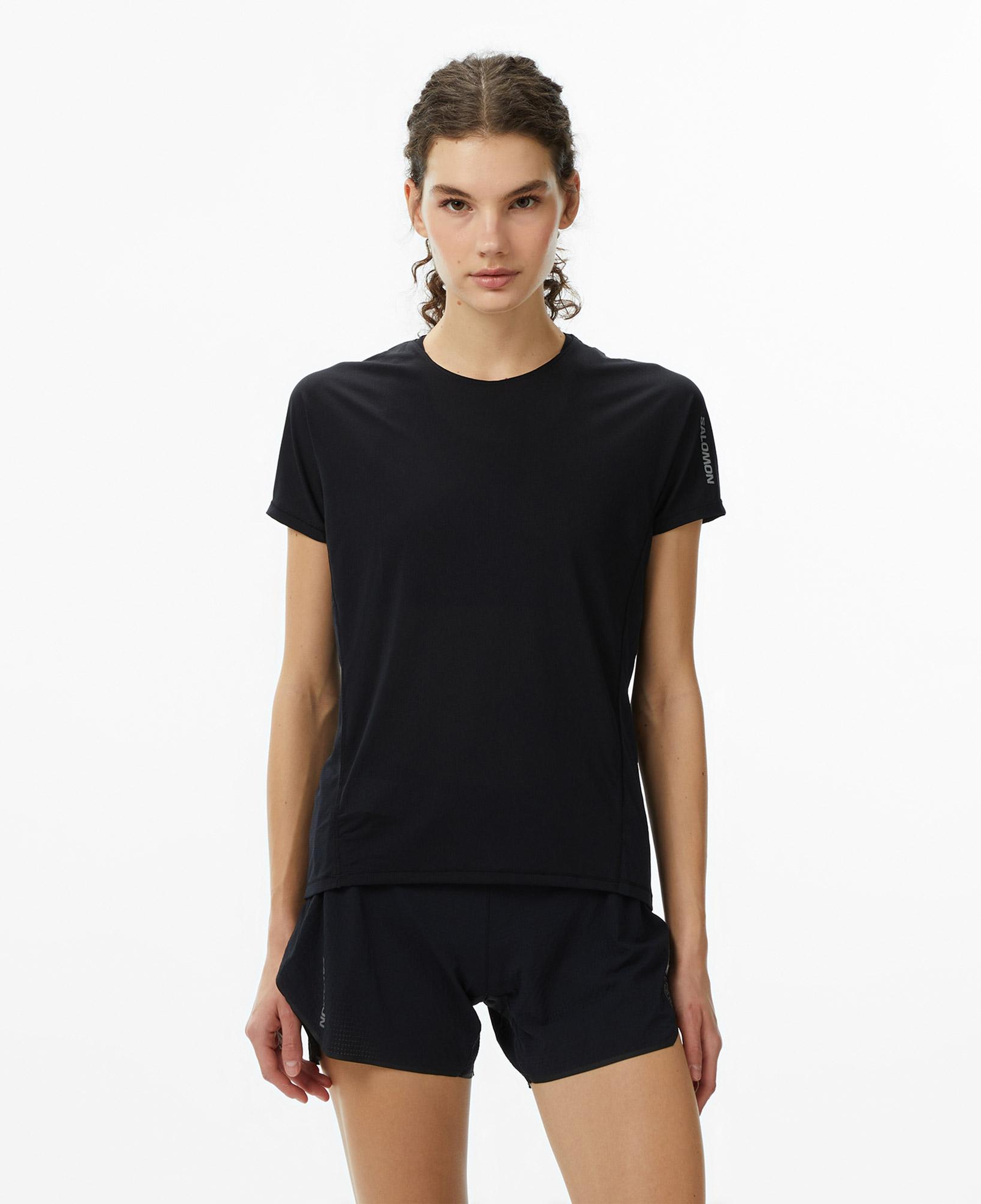 Salomon Sense Aero Kadın Siyah T-Shirt