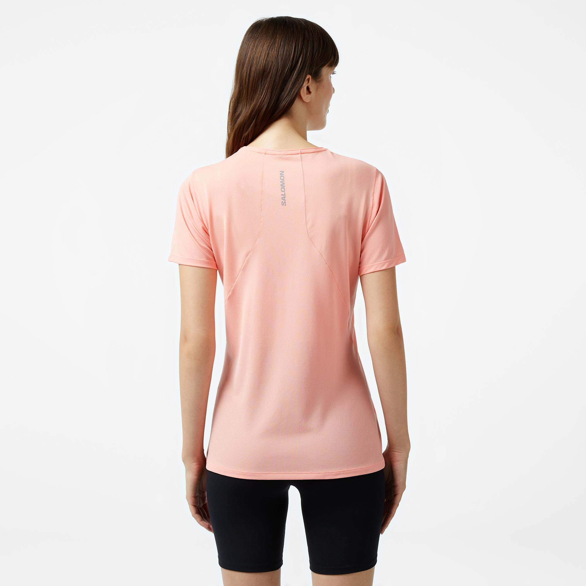Salomon Aero Kadın Pembe Günlük T-Shirt