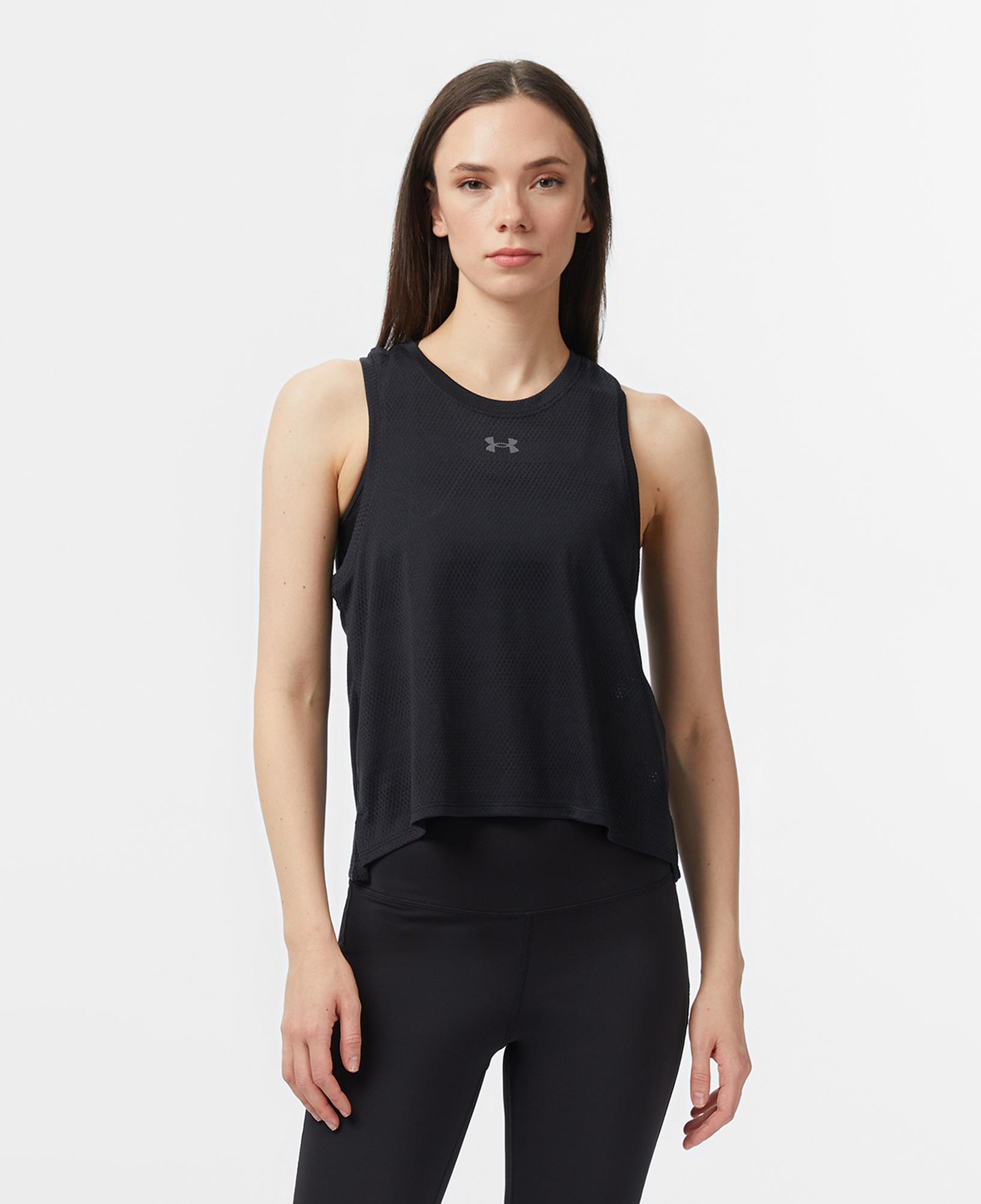 Under Armour Velociti Singlet Kadın Siyah Koşu Atlet