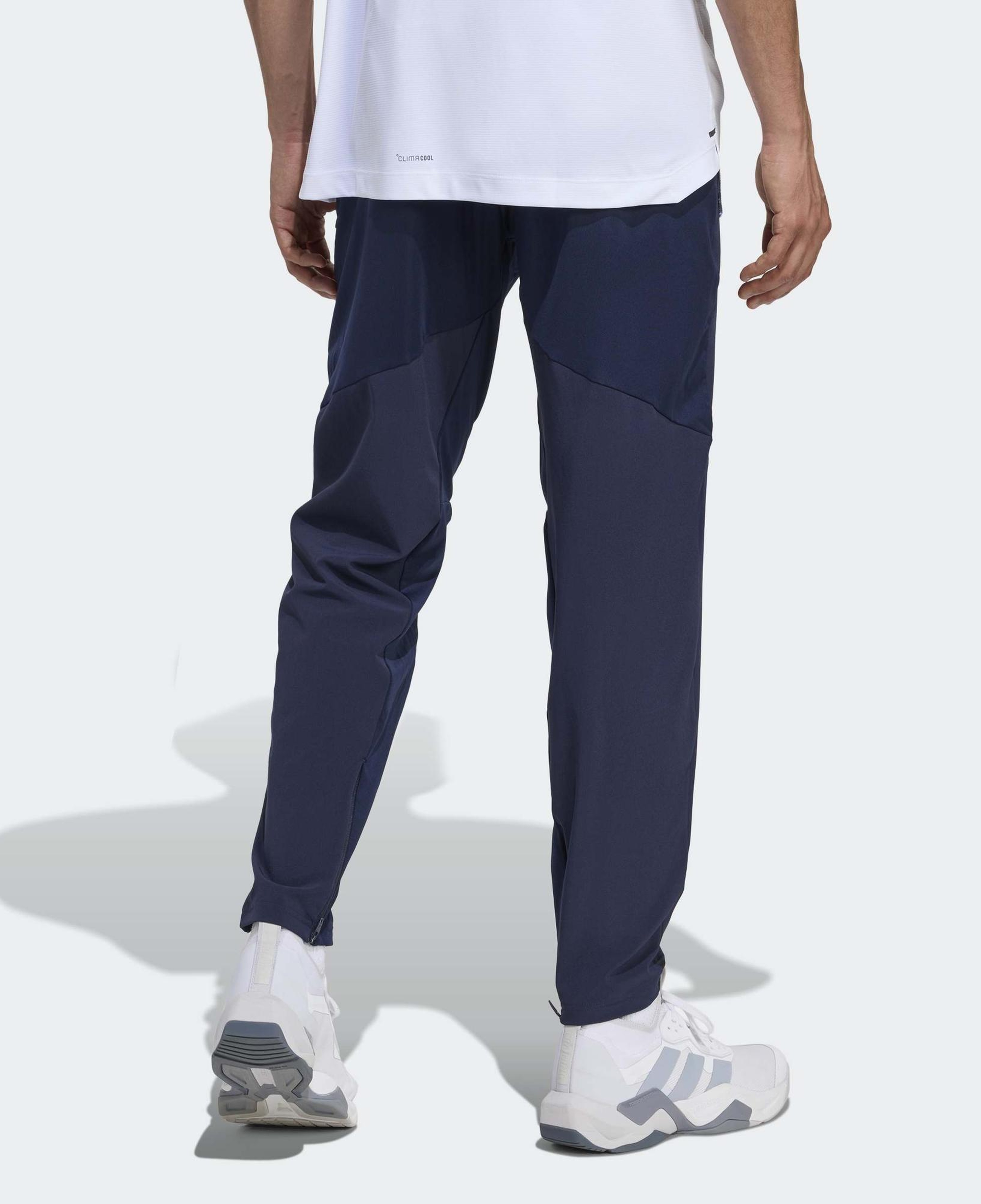 adidas D4T Workout Erkek Mavi Antrenman Eşofman Altı