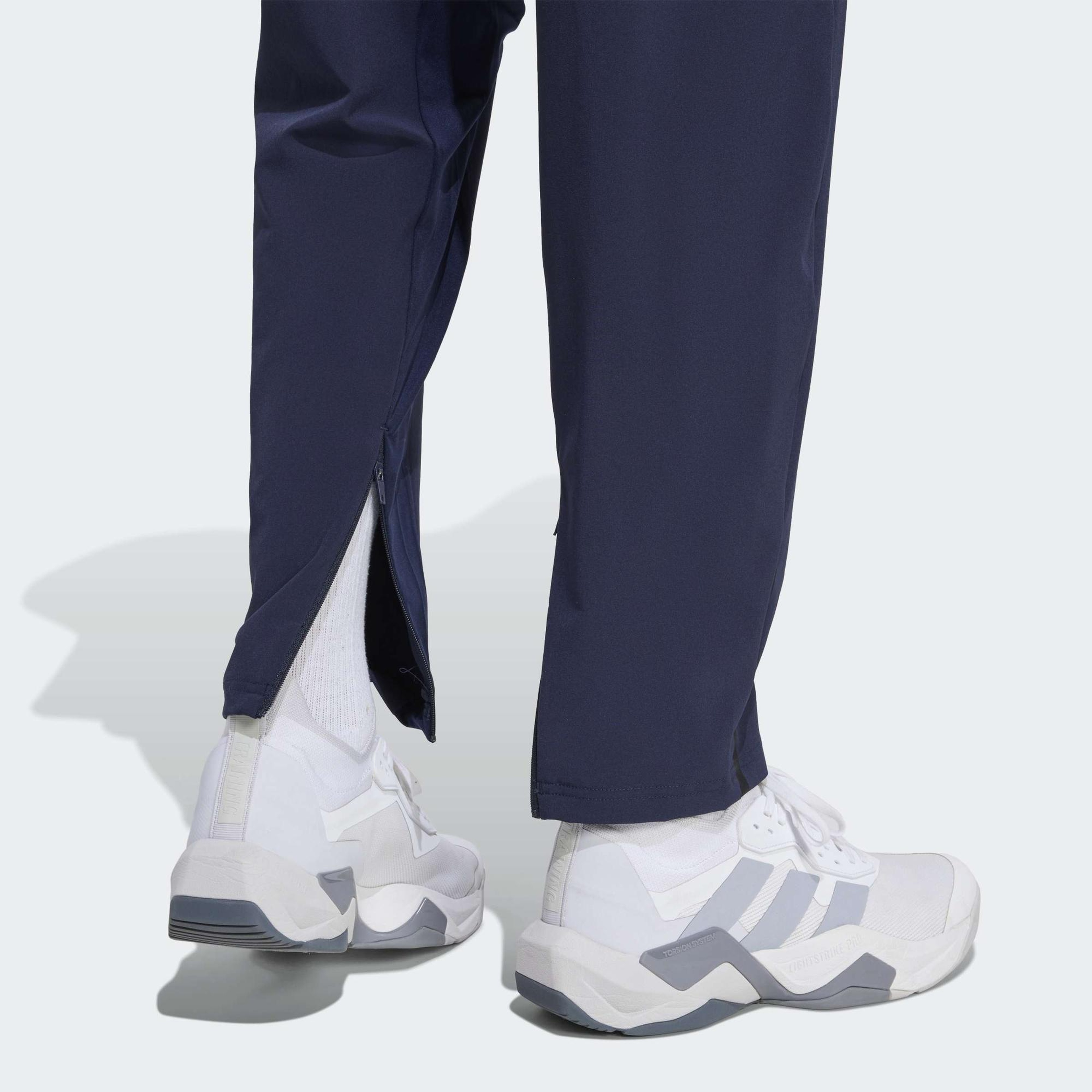 adidas D4T Workout Erkek Mavi Antrenman Eşofman Altı