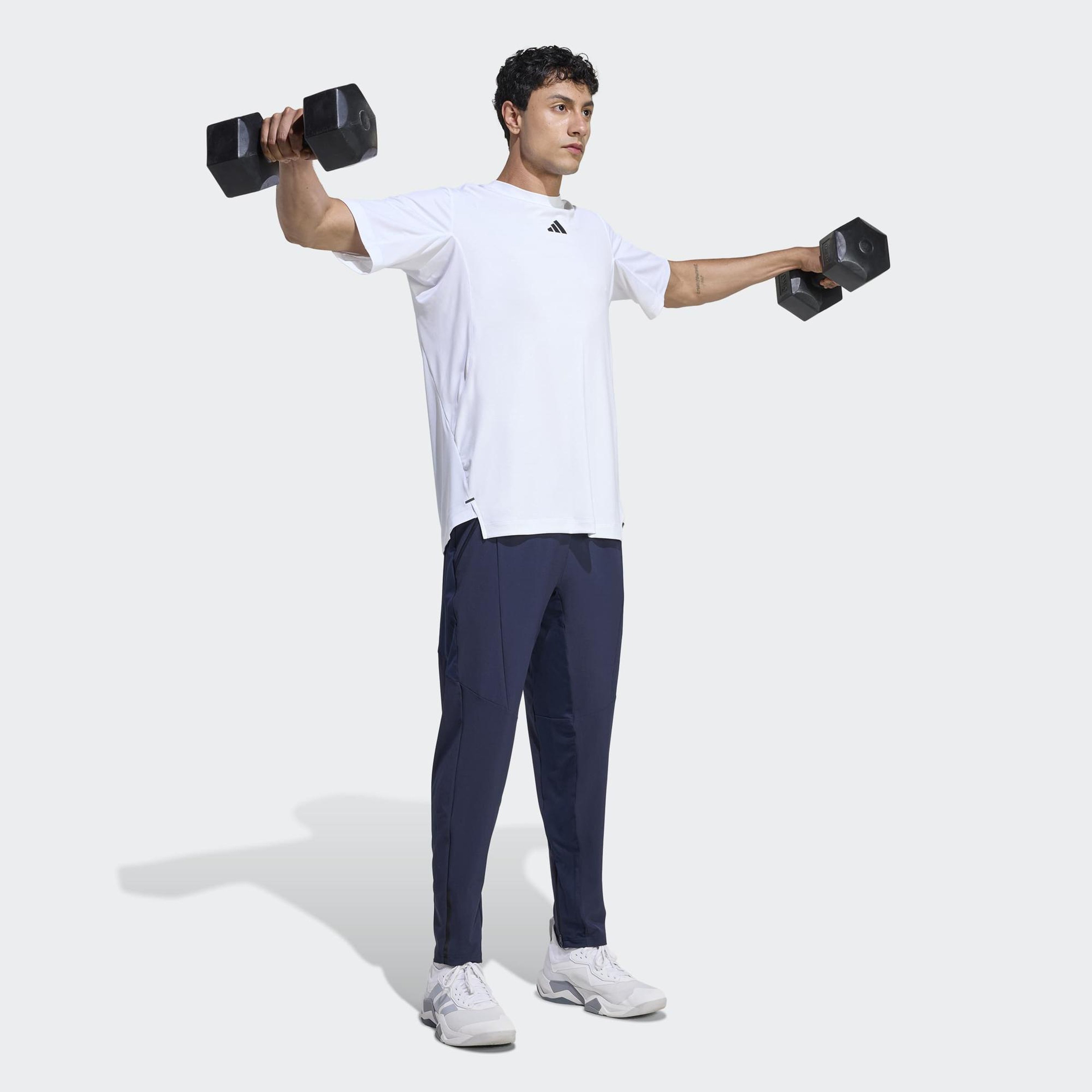 adidas D4T Workout Erkek Mavi Antrenman Eşofman Altı