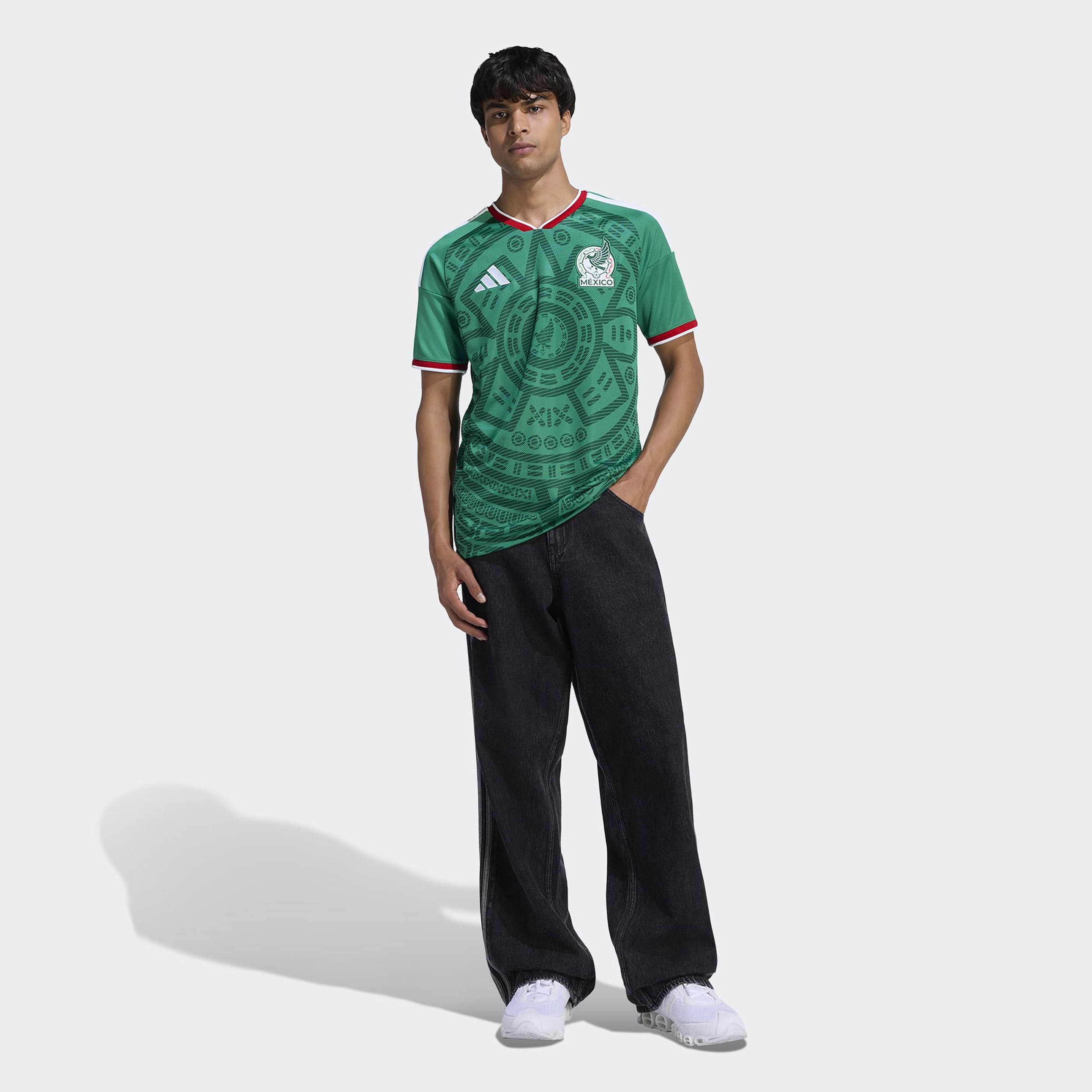 adidas Meksika 26 İç Saha Erkek Yeşil Forma