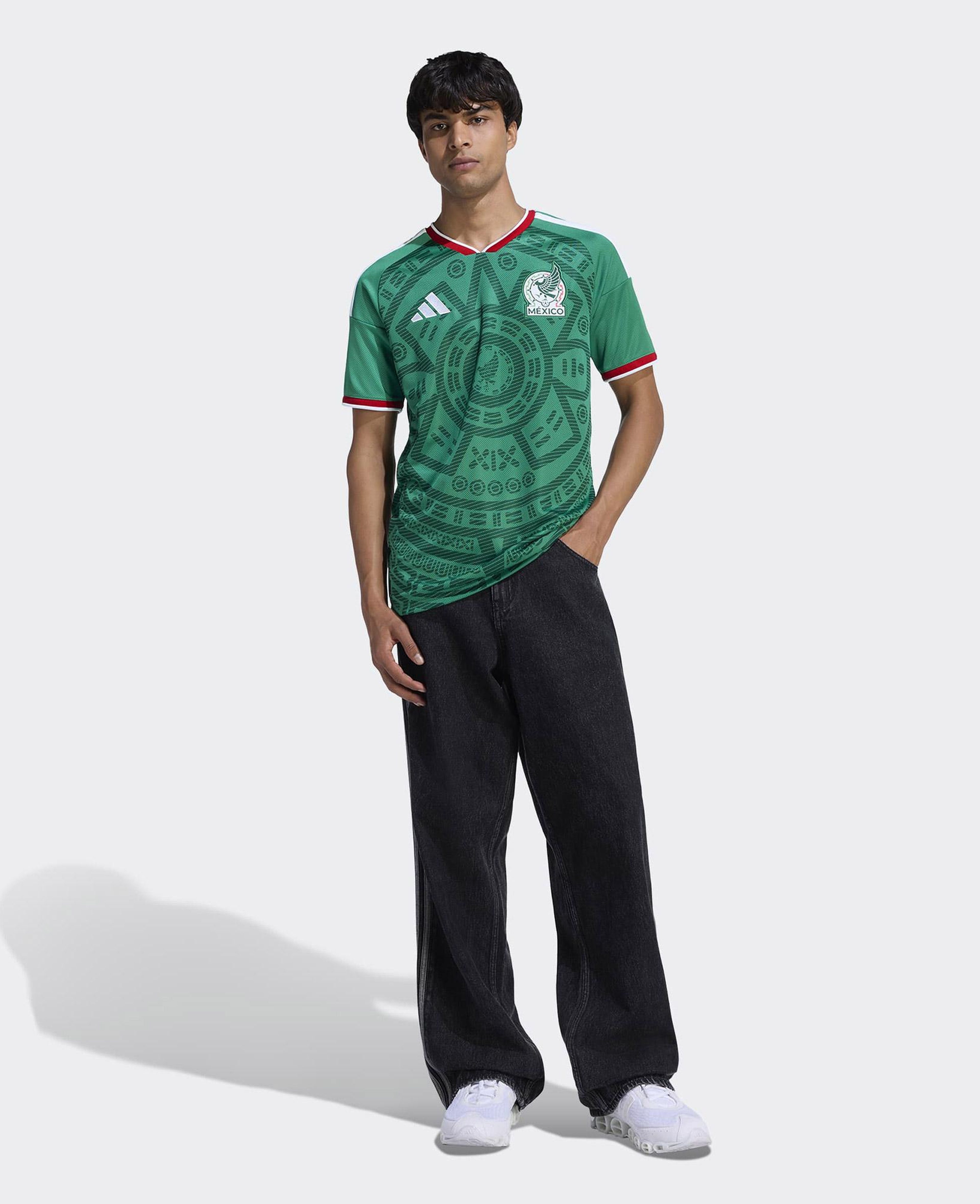 adidas Meksika 26 İç Saha Erkek Yeşil Forma