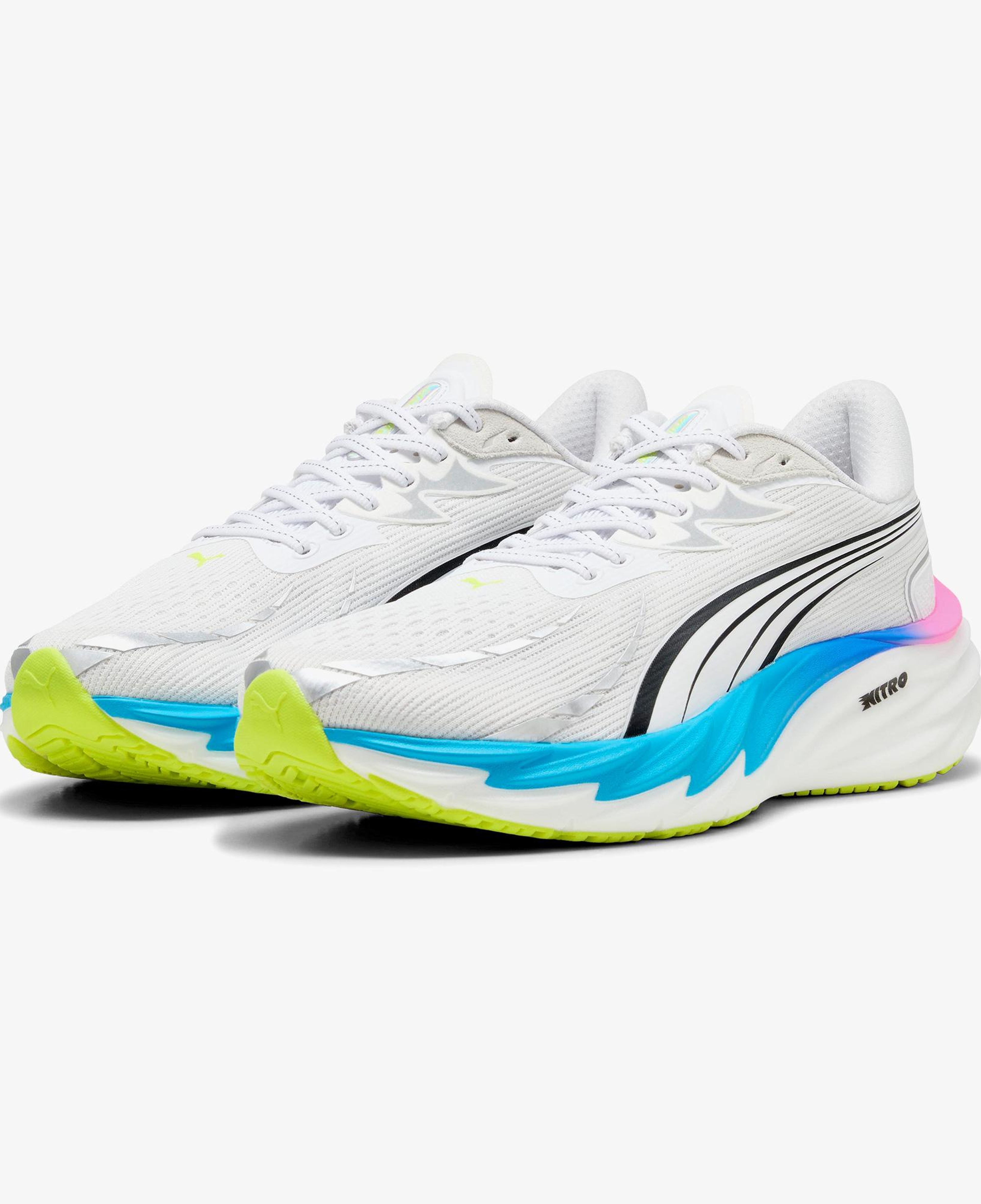 Puma Velocity Nitro 4 Erkek Beyaz Koşu Ayakkabısı