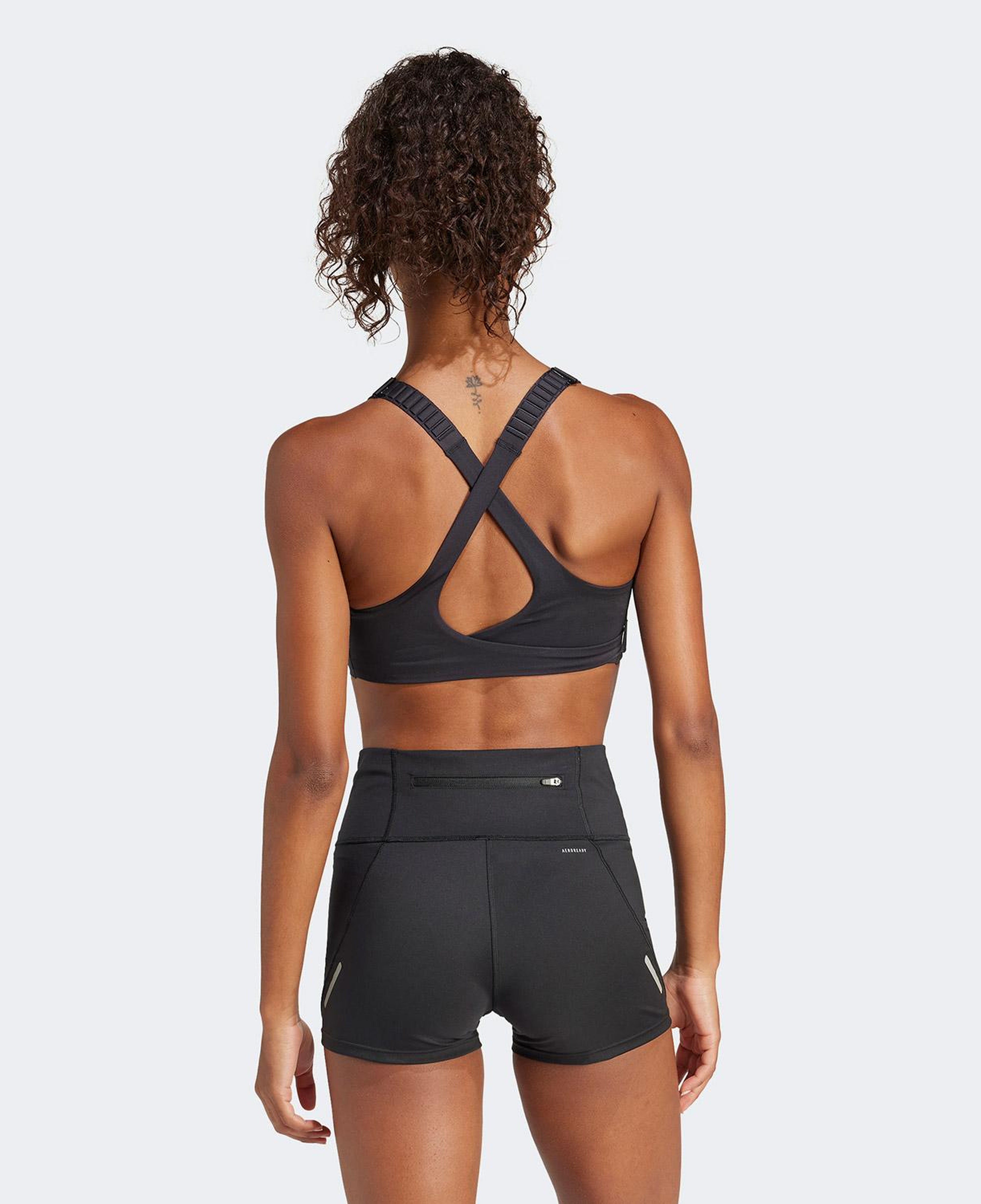 adidas FastImpact Luxe Run High-Support Kadın Siyah Bra
