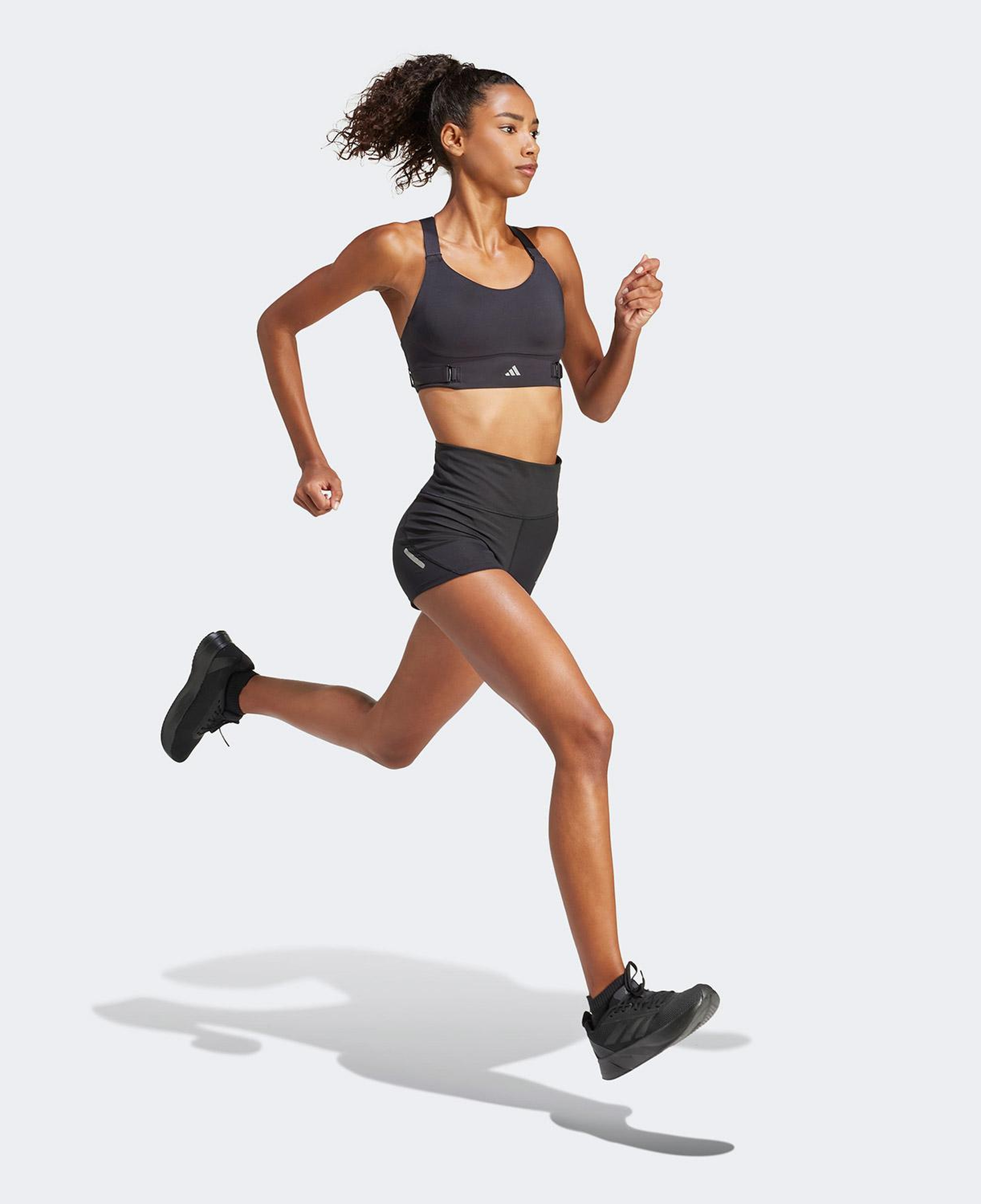 adidas FastImpact Luxe Run High-Support Kadın Siyah Bra