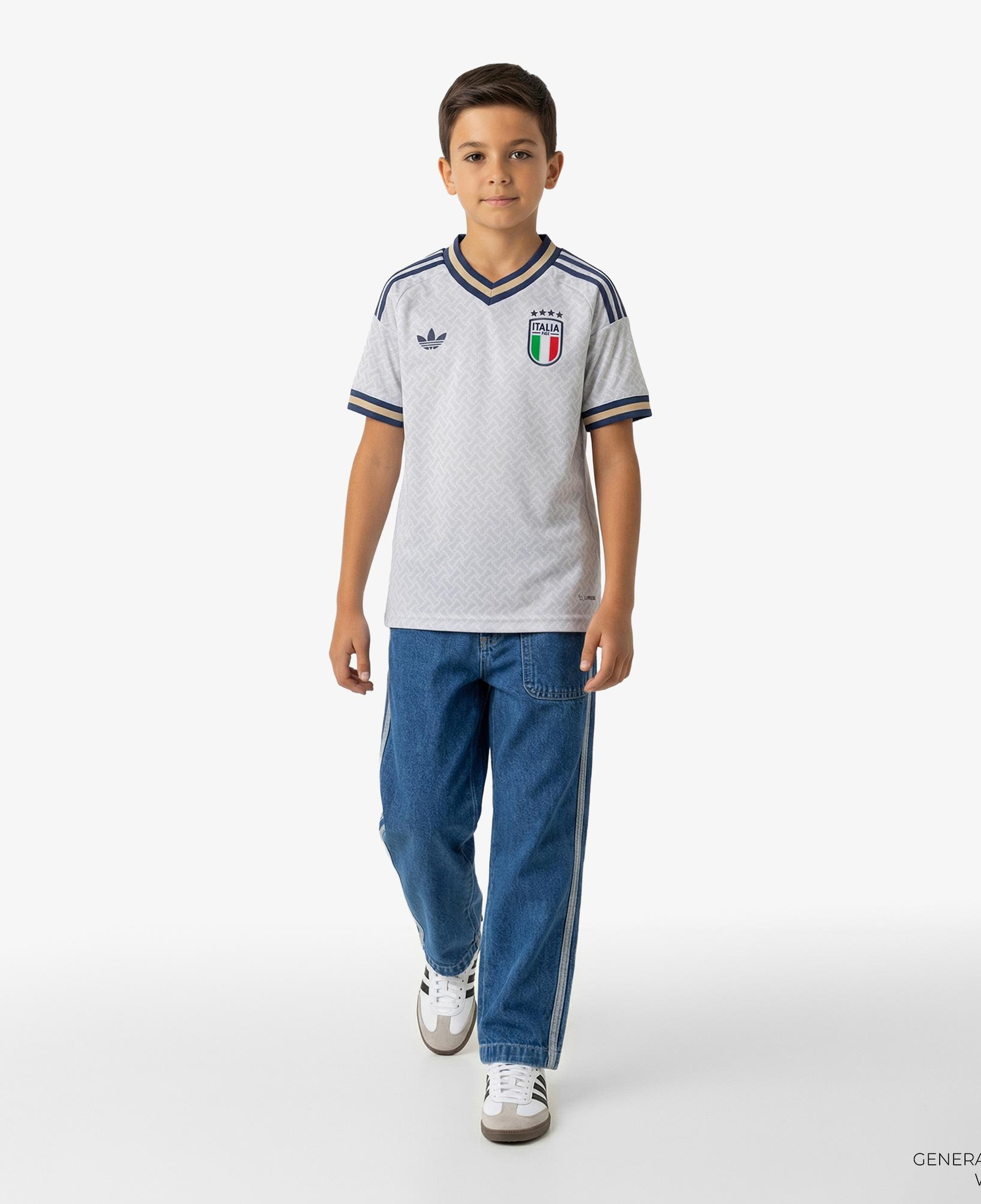 adidas Figc A Çocuk Mavi Forma