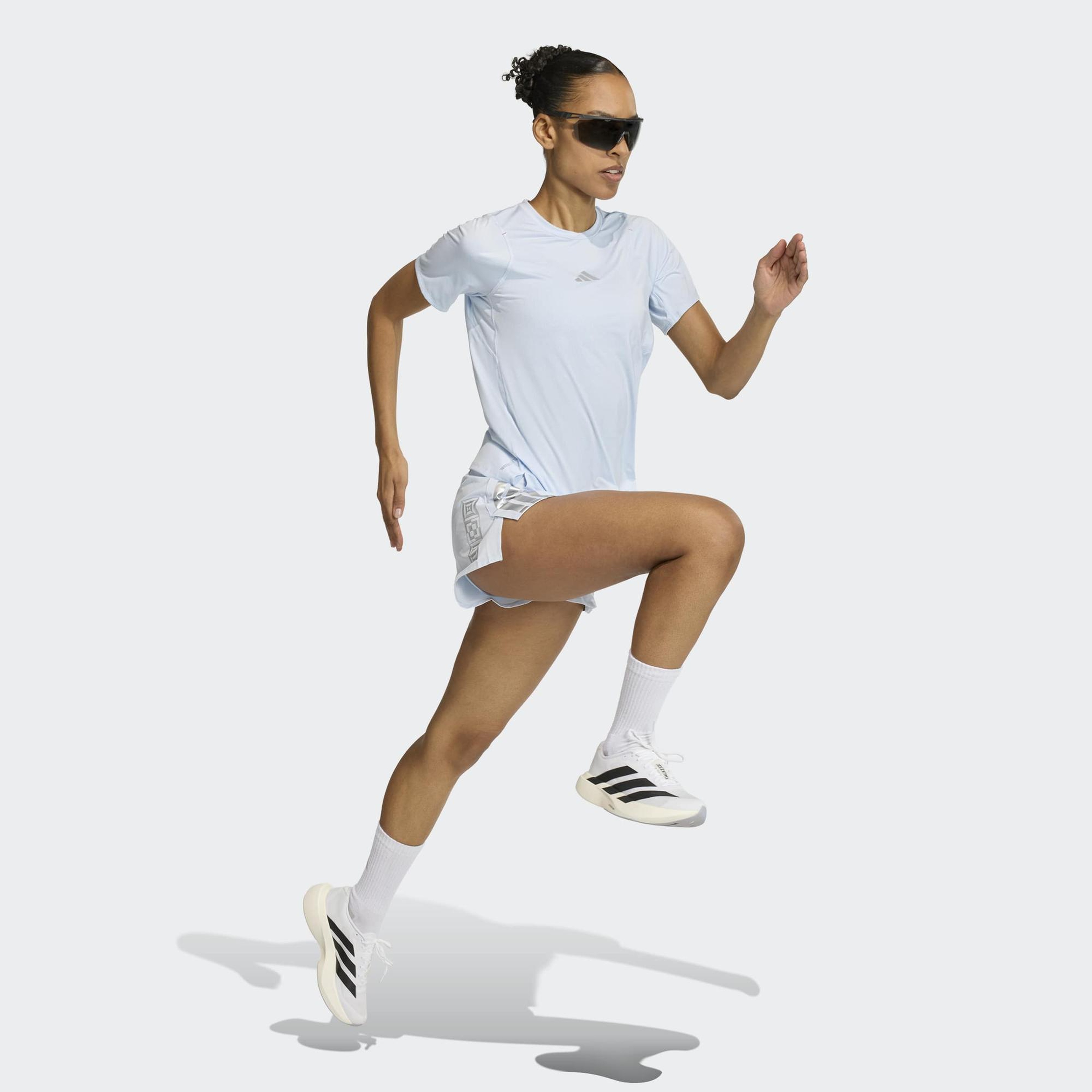 adidas Adizero Ekiden Kadın Mavi Koşu Şortu