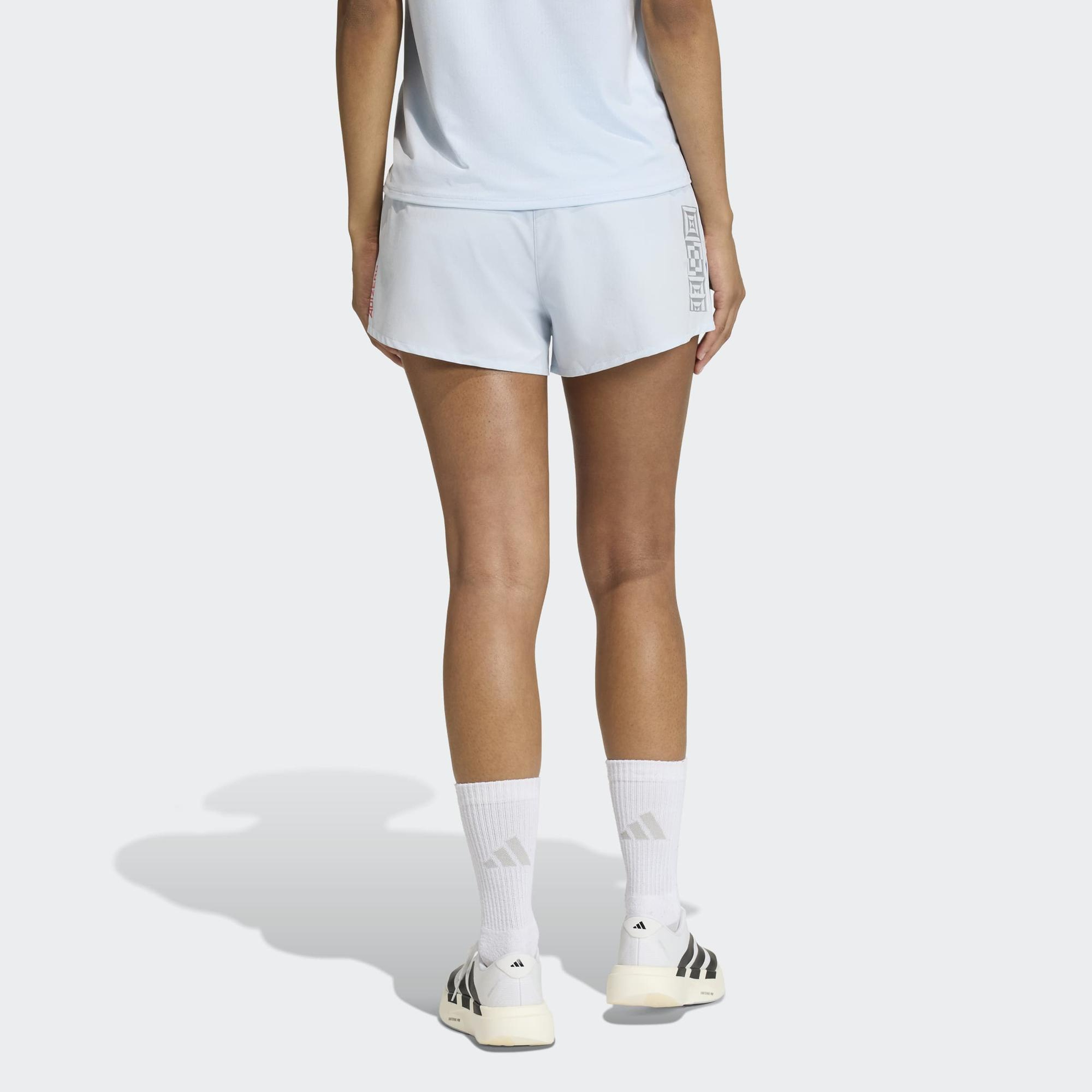 adidas Adizero Ekiden Kadın Mavi Koşu Şortu