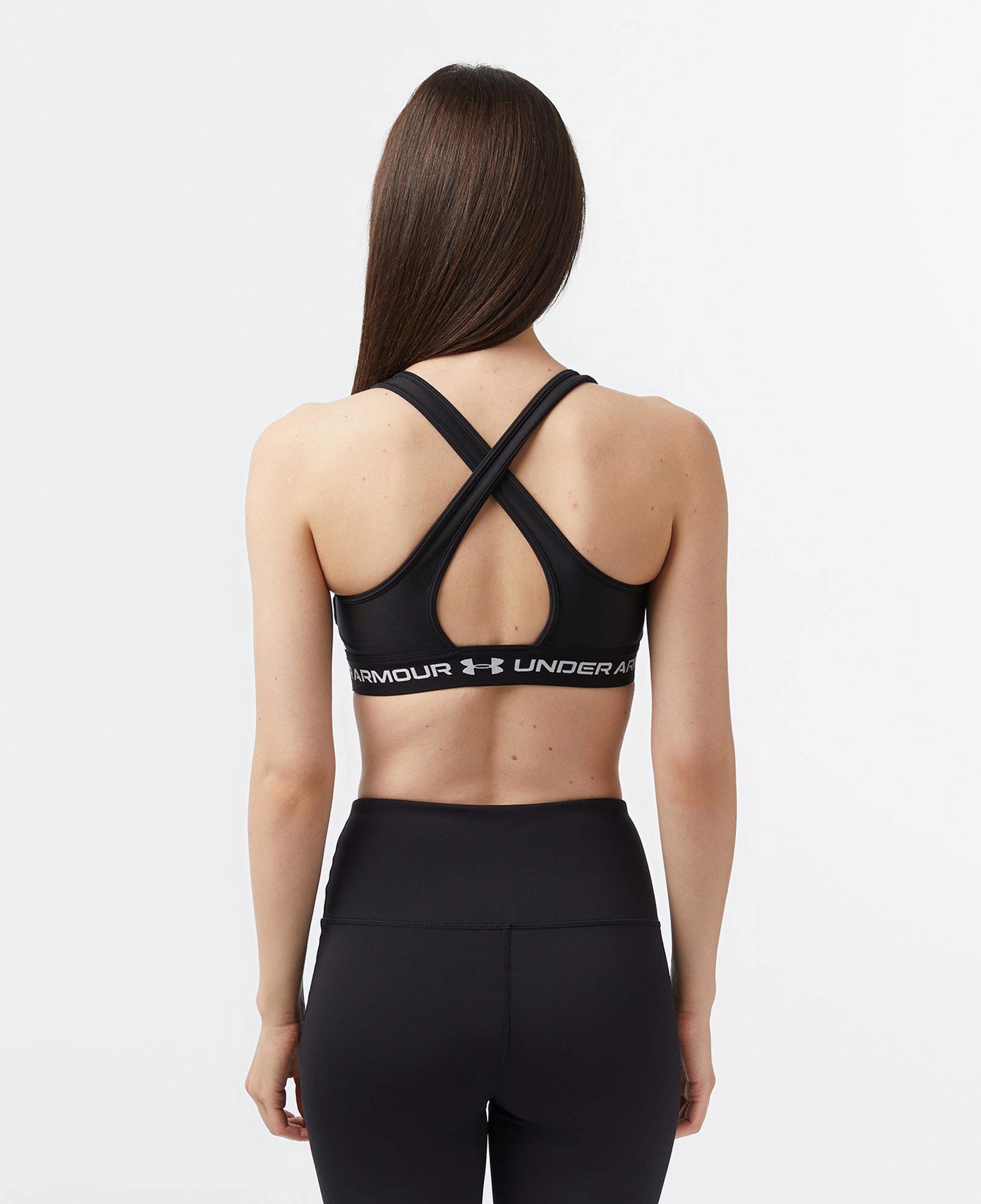 Under Armour Crossback Mid Kadın Siyah Antrenman Bra