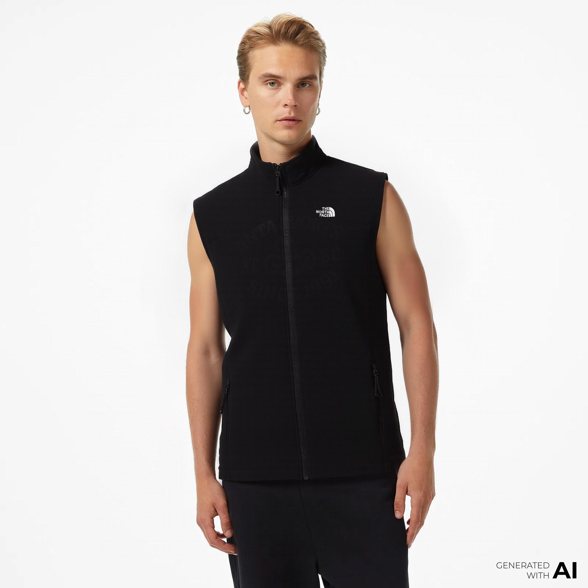 The North Face 100 Glacier Erkek Siyah Outdoor Polar