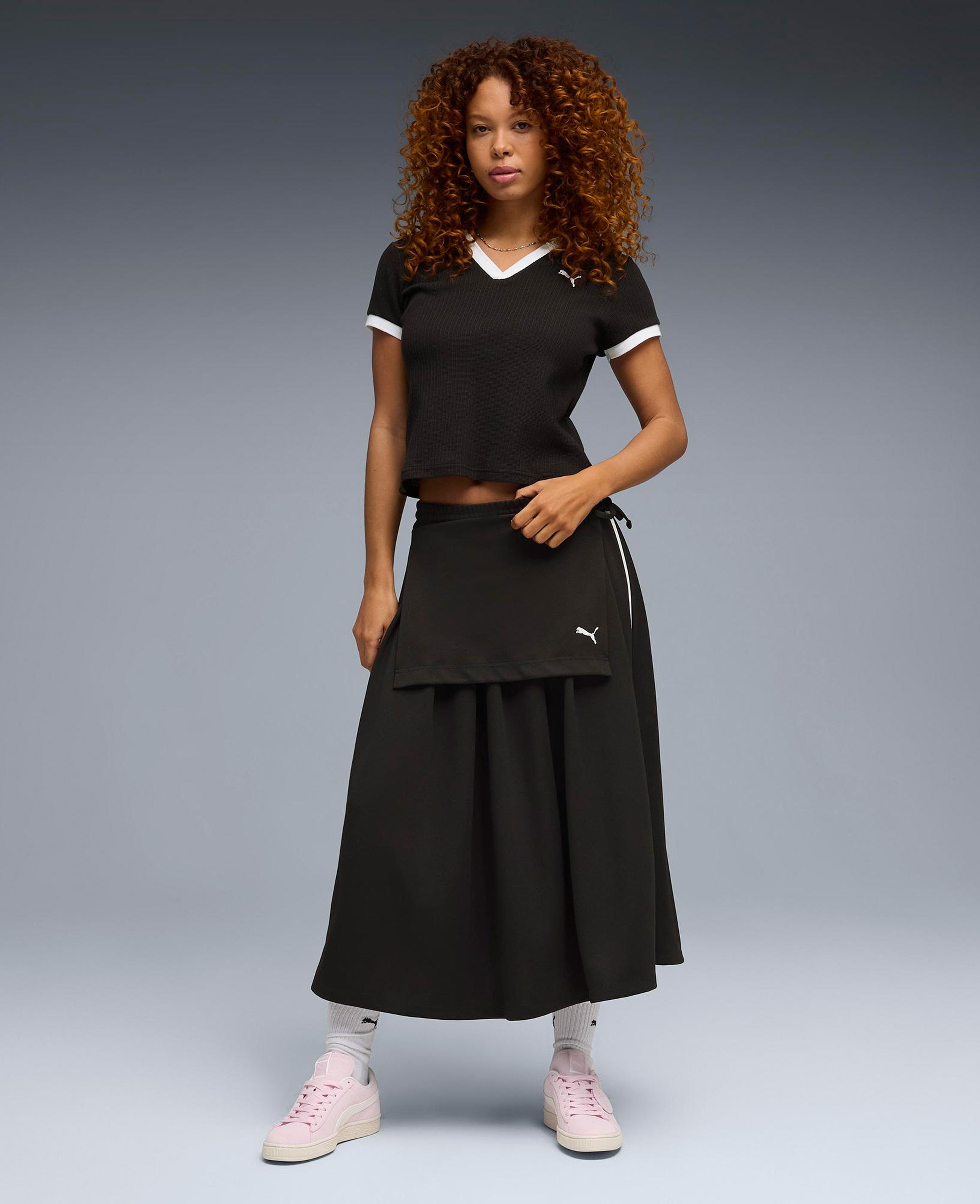 Puma Wardrobe Ess Kadın Siyah Polo