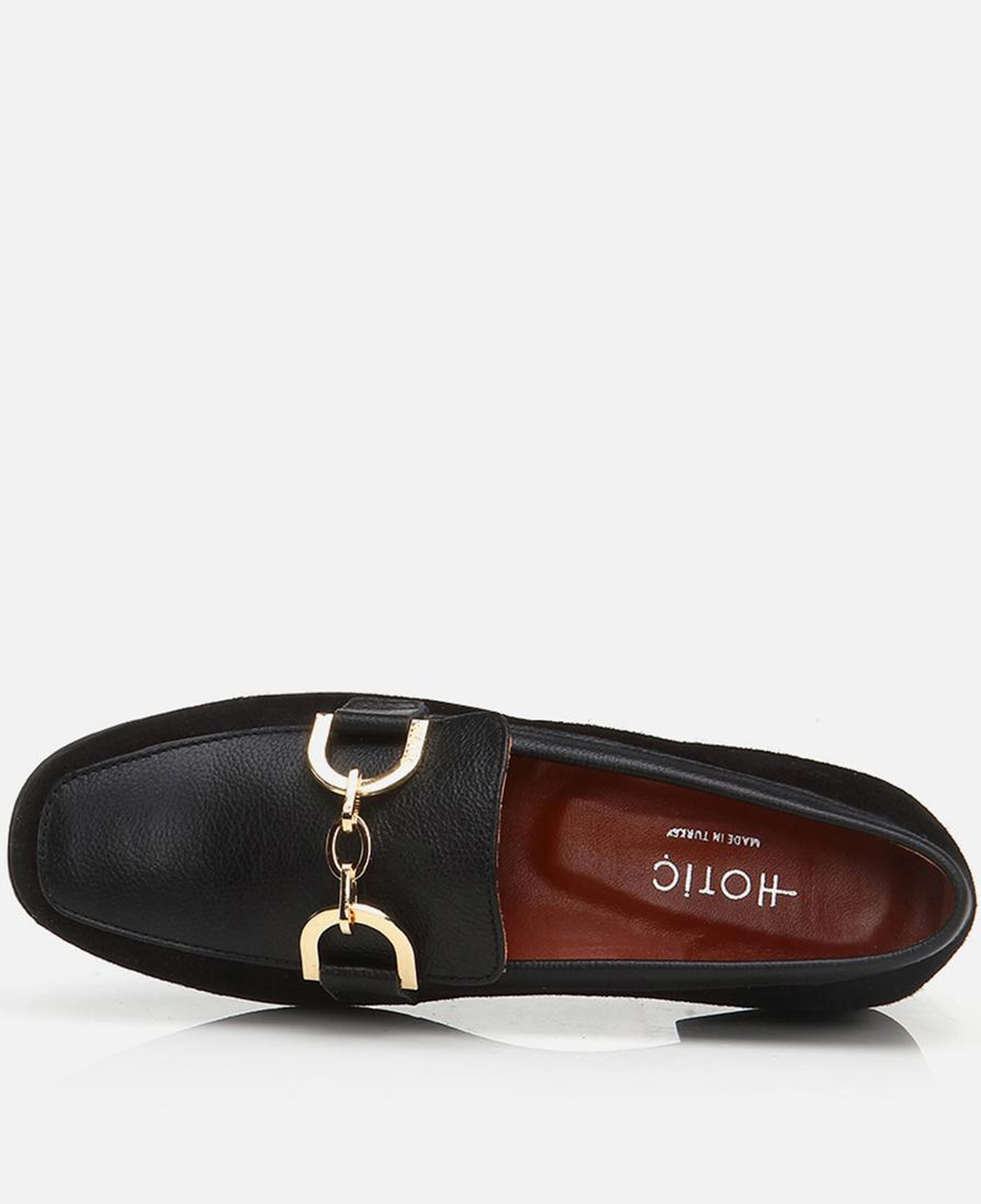 Kadın Deri Siyah Loafer