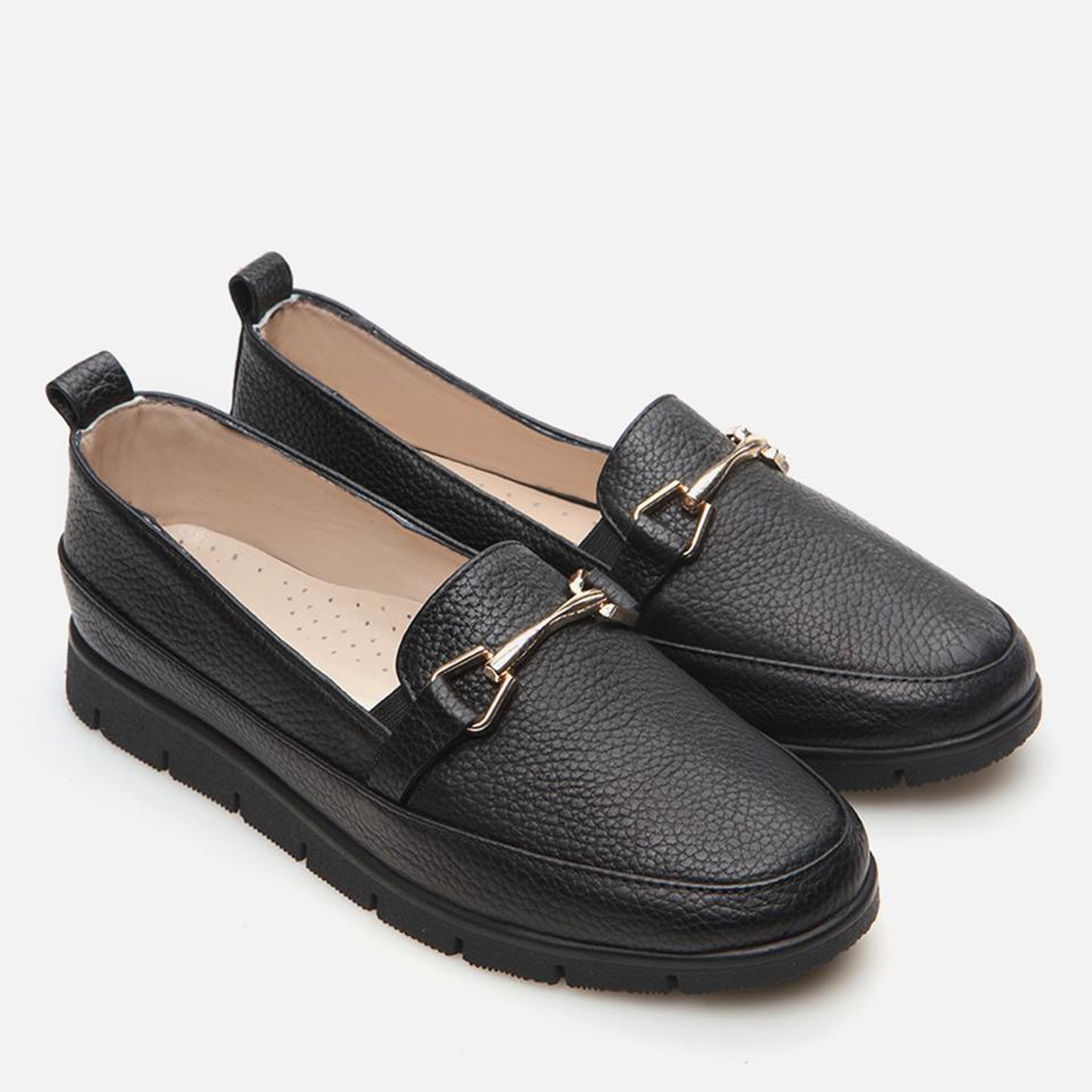 Kadın Deri Siyah Loafer