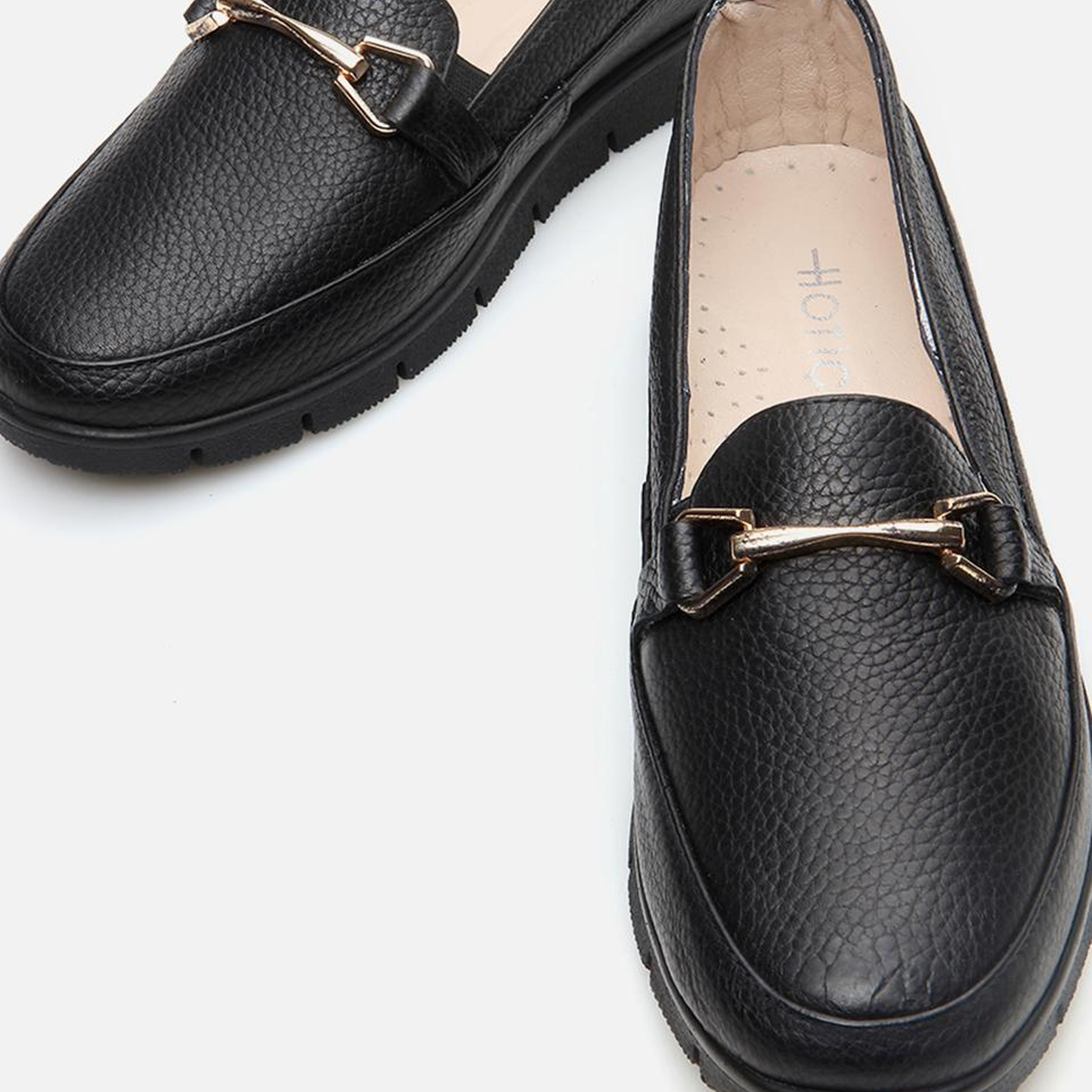 Kadın Deri Siyah Loafer