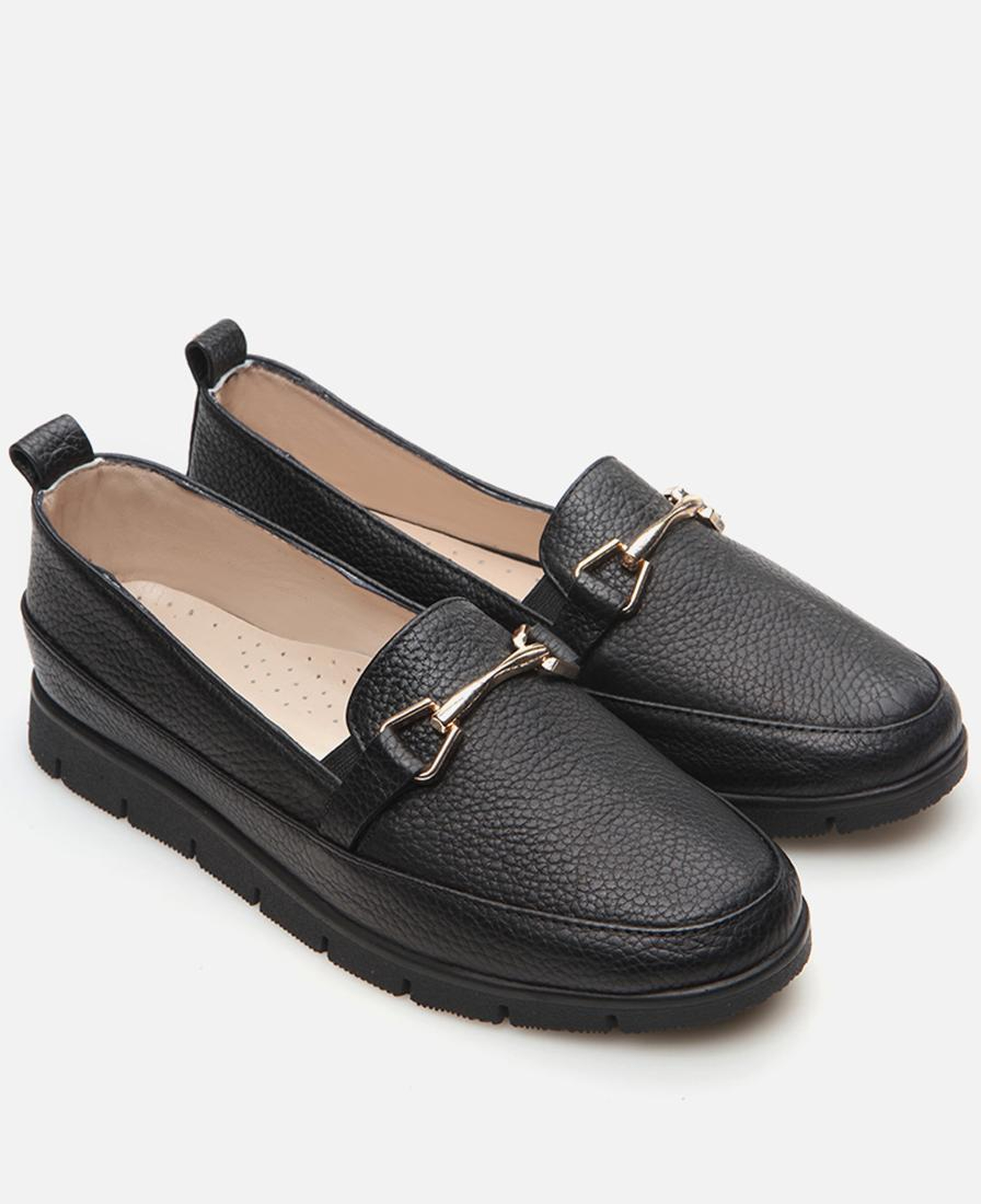 Kadın Deri Siyah Loafer