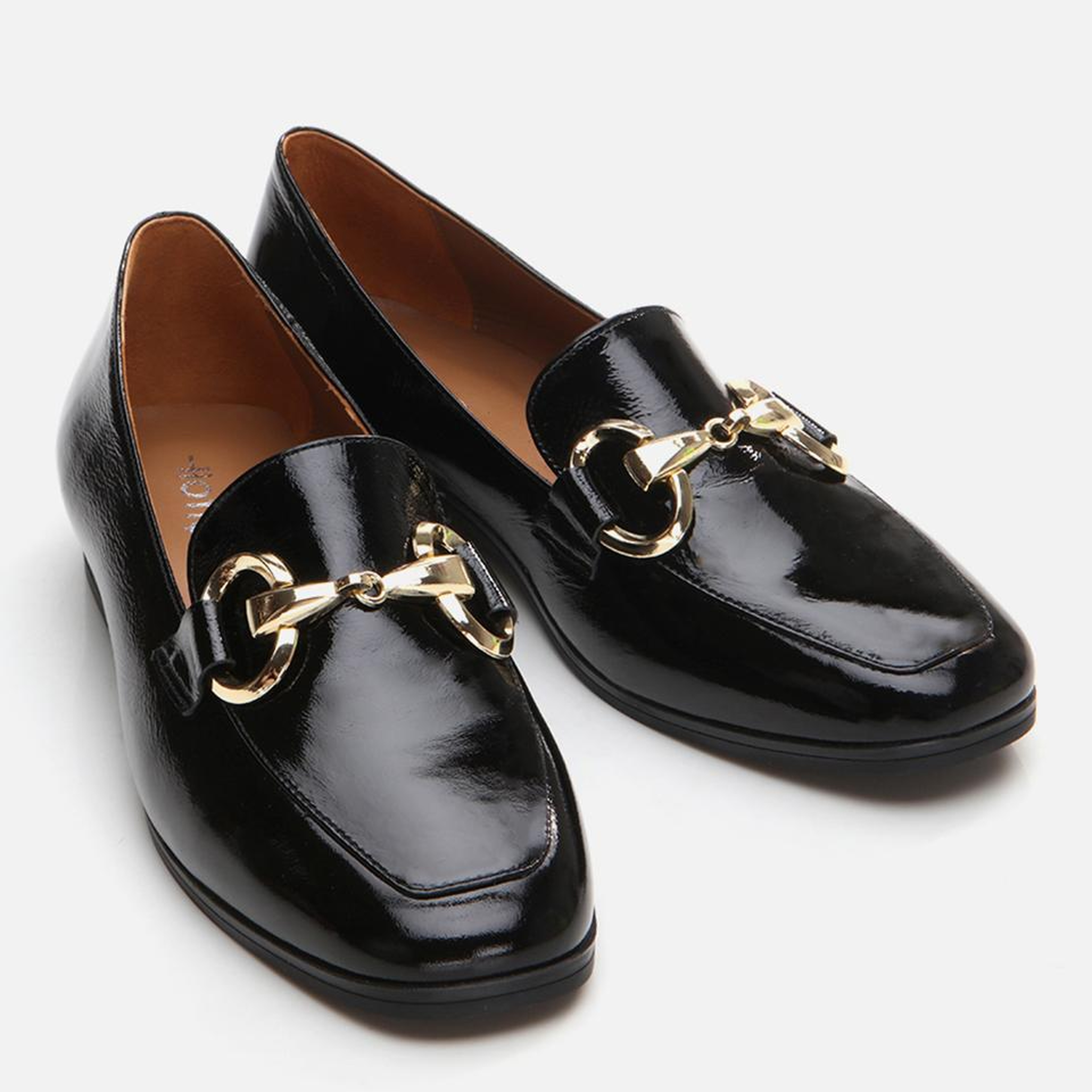Kadın Deri Siyah Loafer