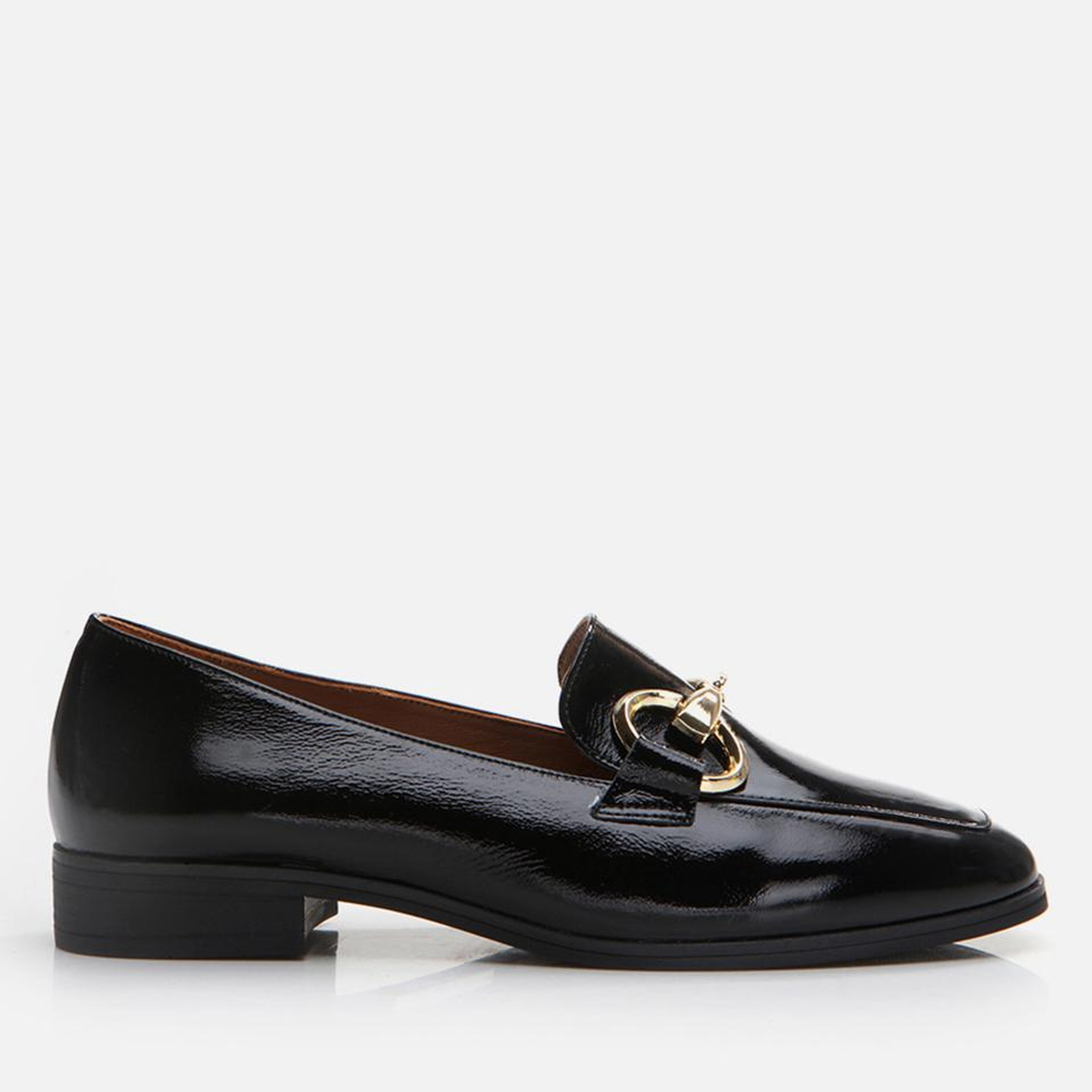 Kadın Deri Siyah Loafer