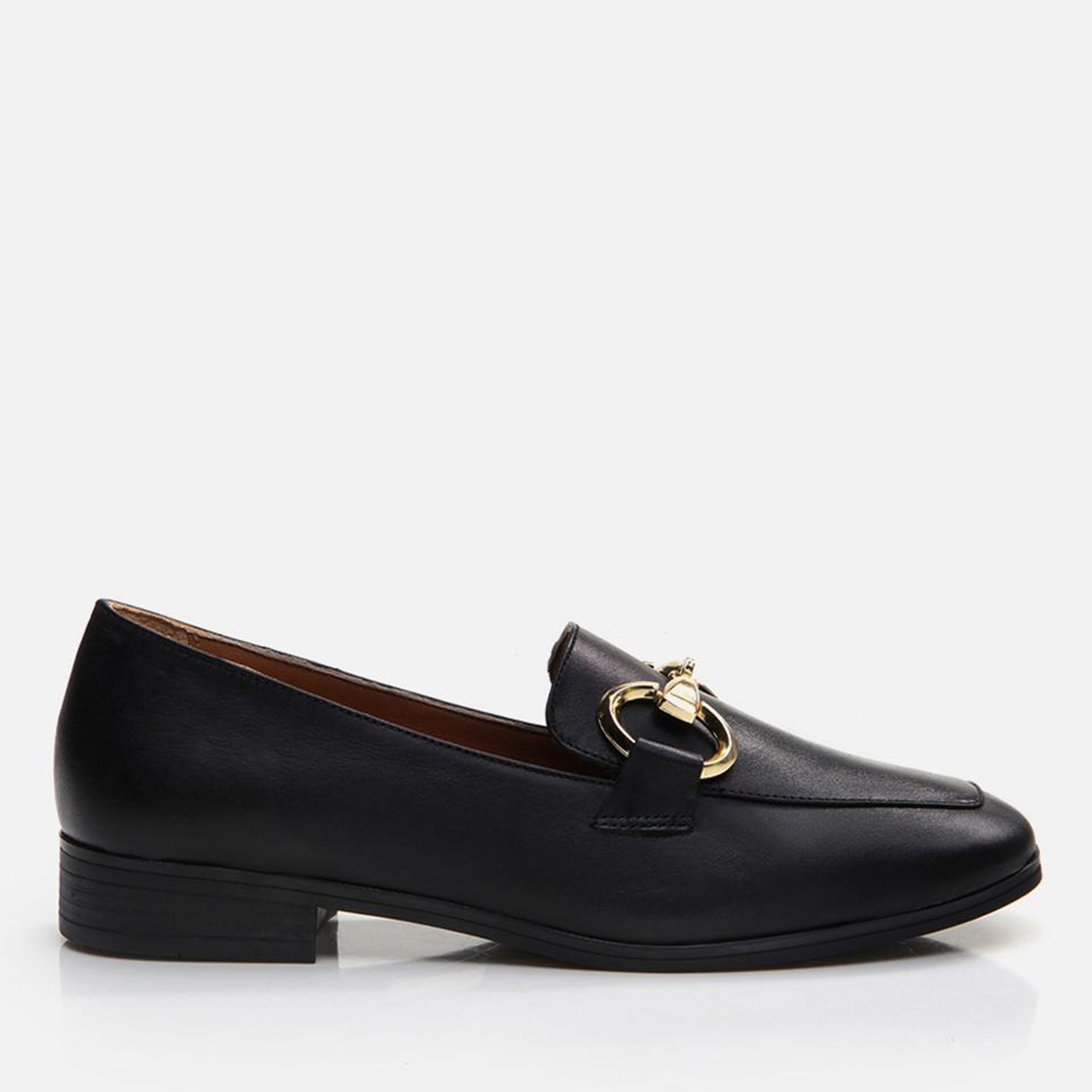 Kadın Deri Siyah Loafer