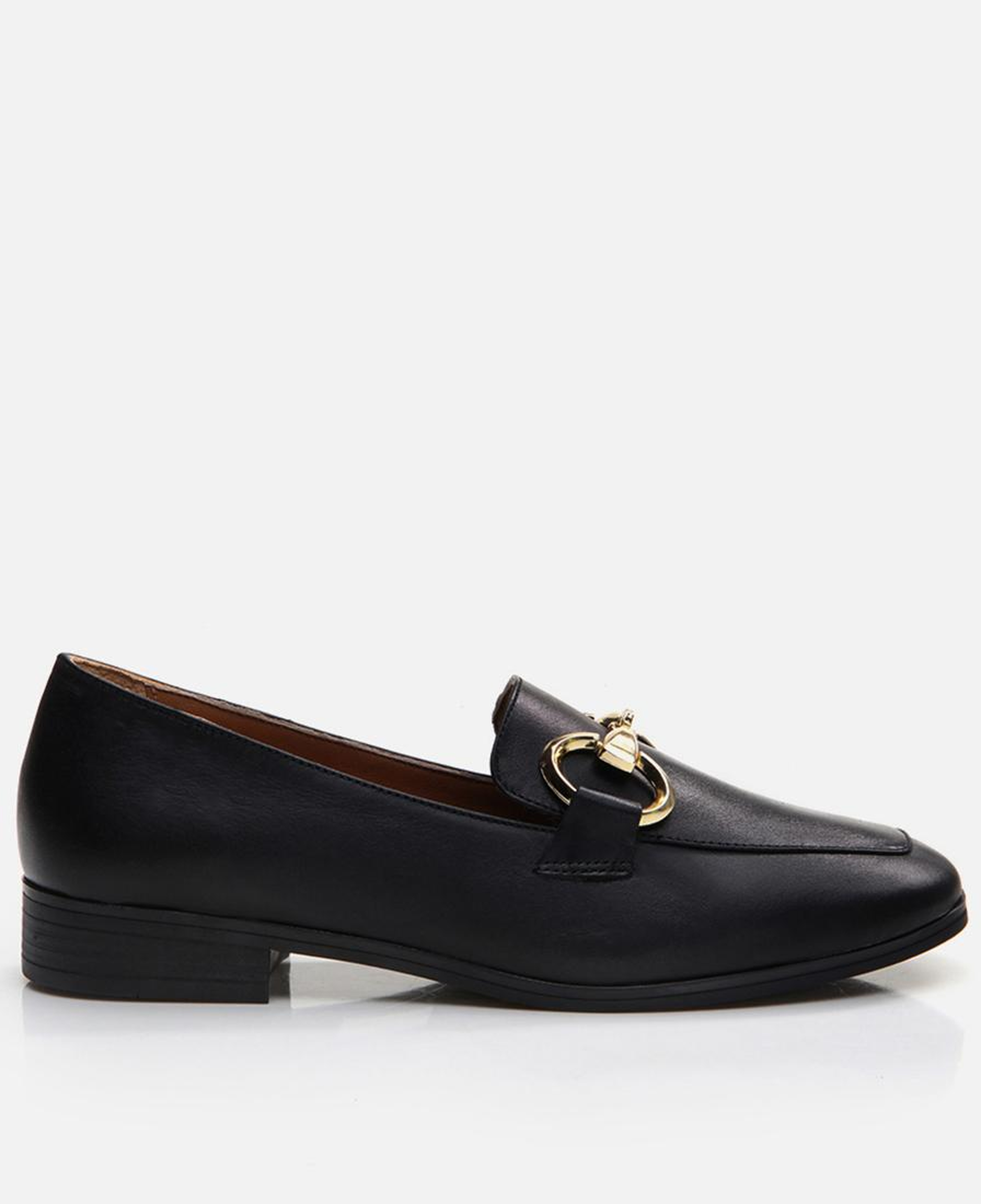 Kadın Deri Siyah Loafer