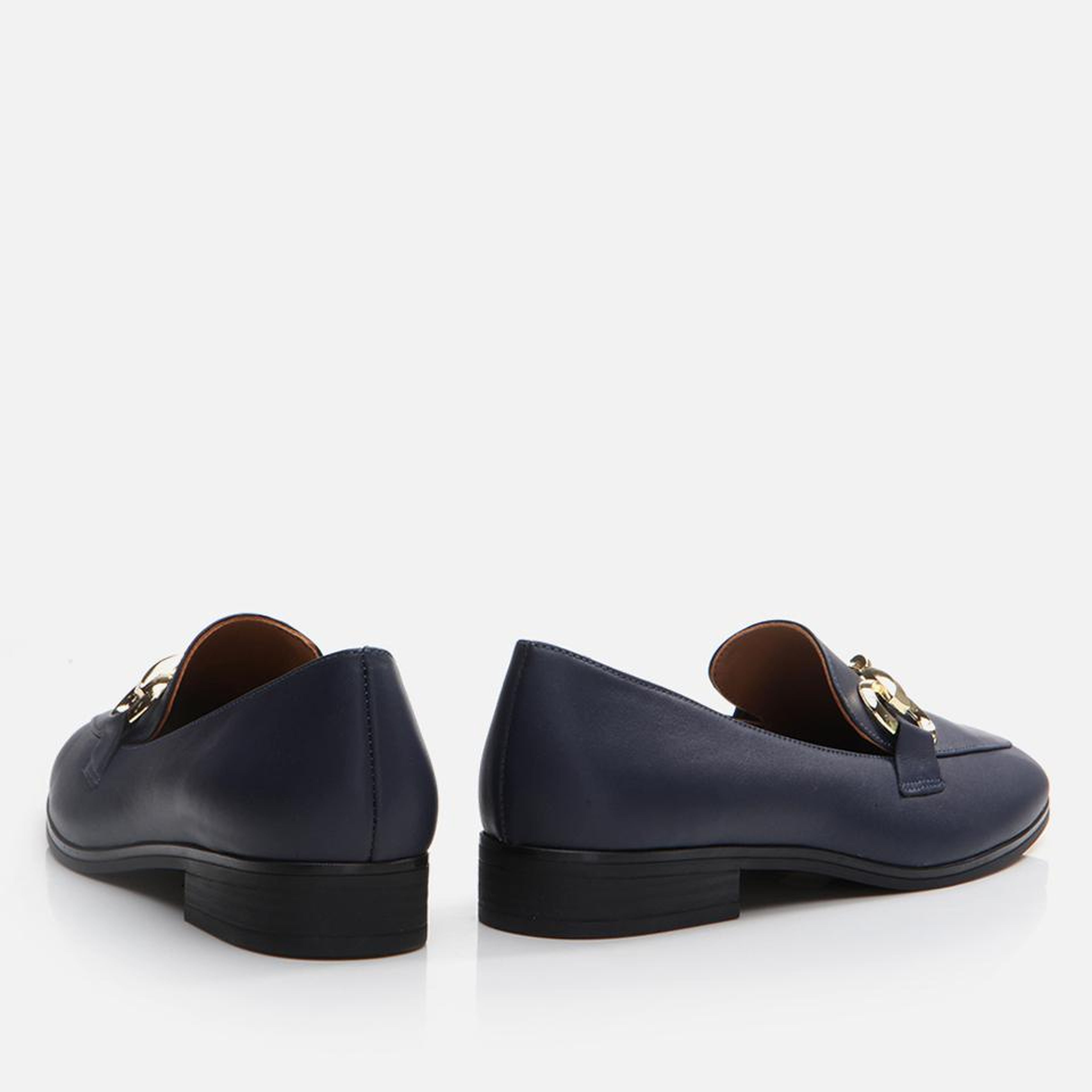 Kadın Deri Lacivert Loafer