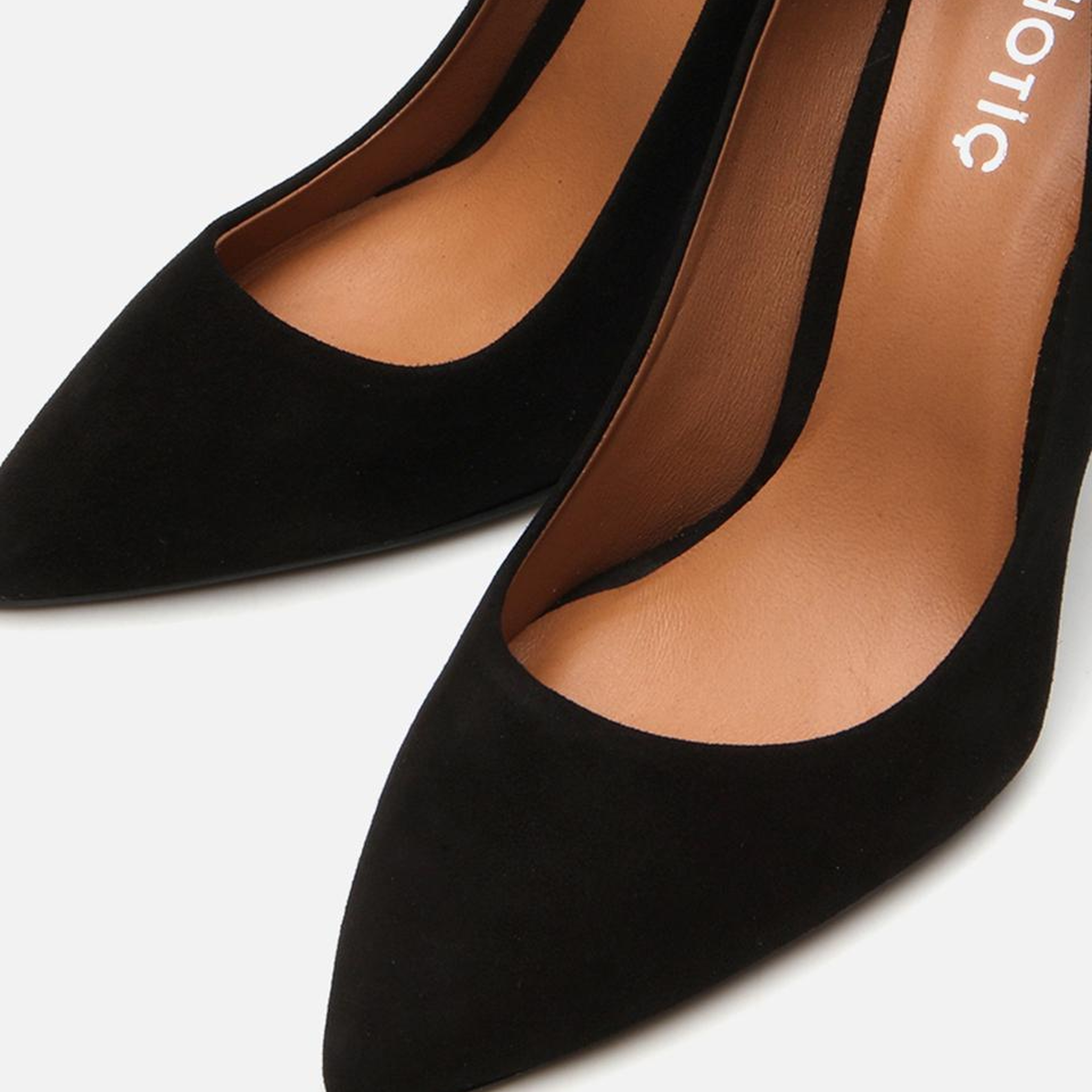 Kadın Deri Siyah Stiletto