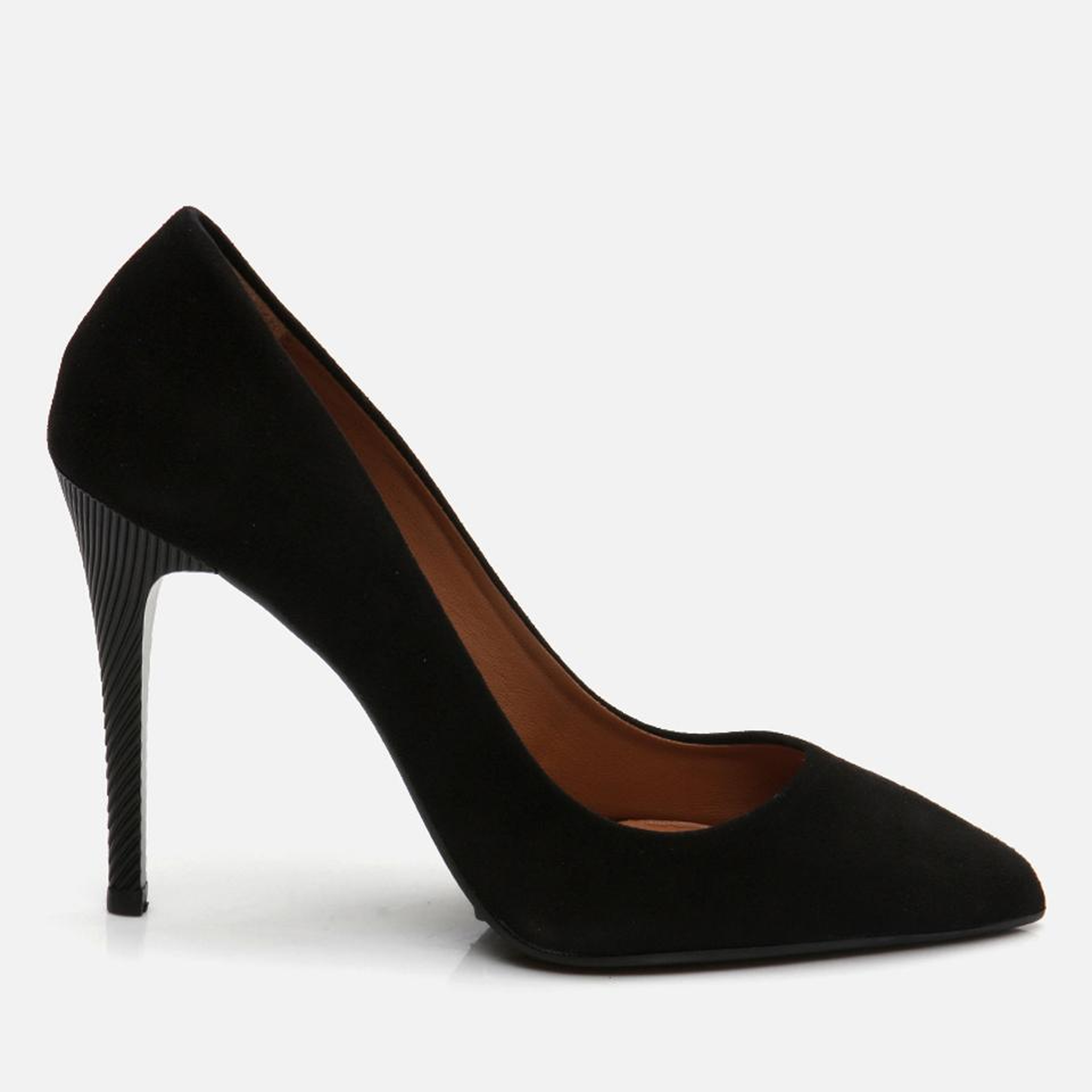 Kadın Deri Siyah Stiletto