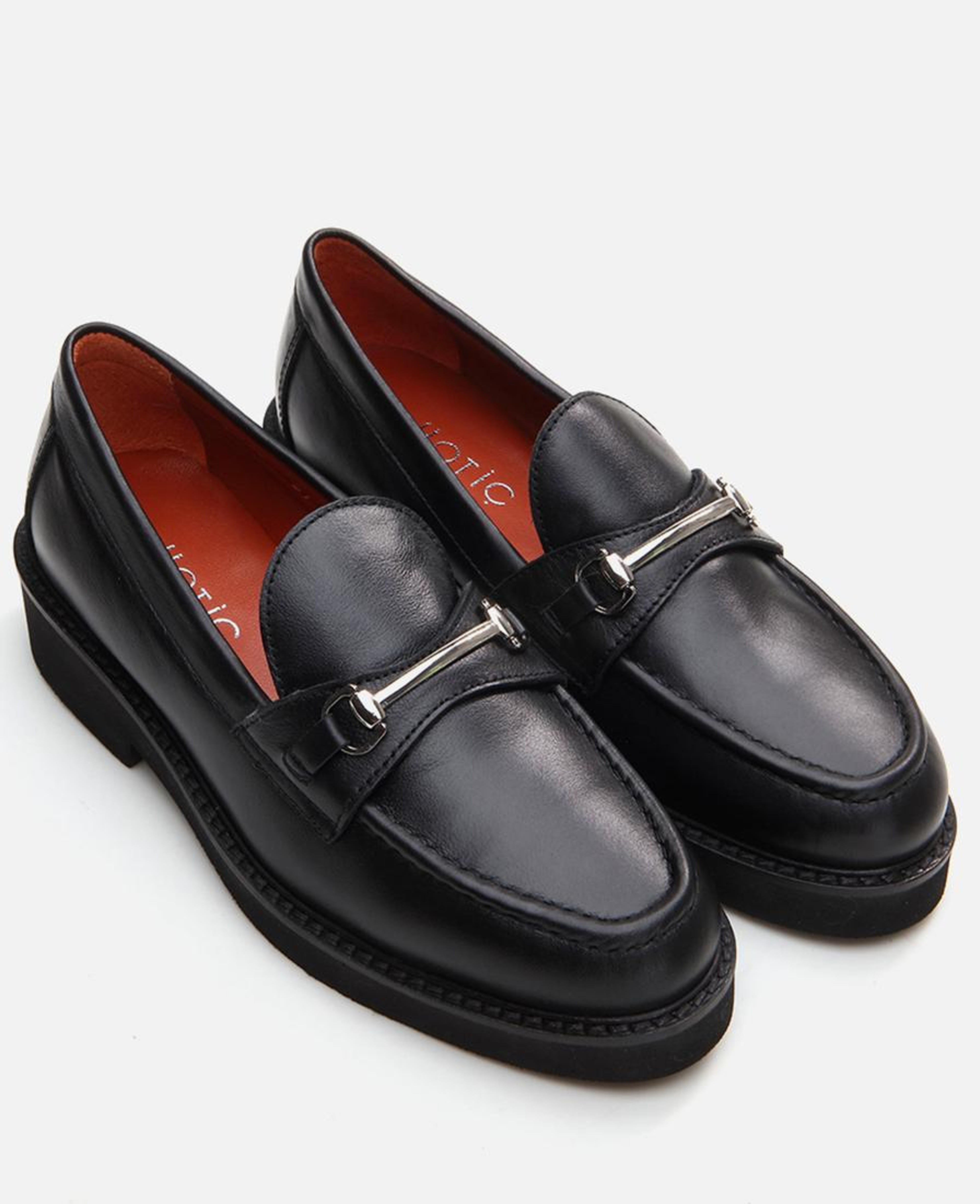 Kadın Deri Siyah Loafer