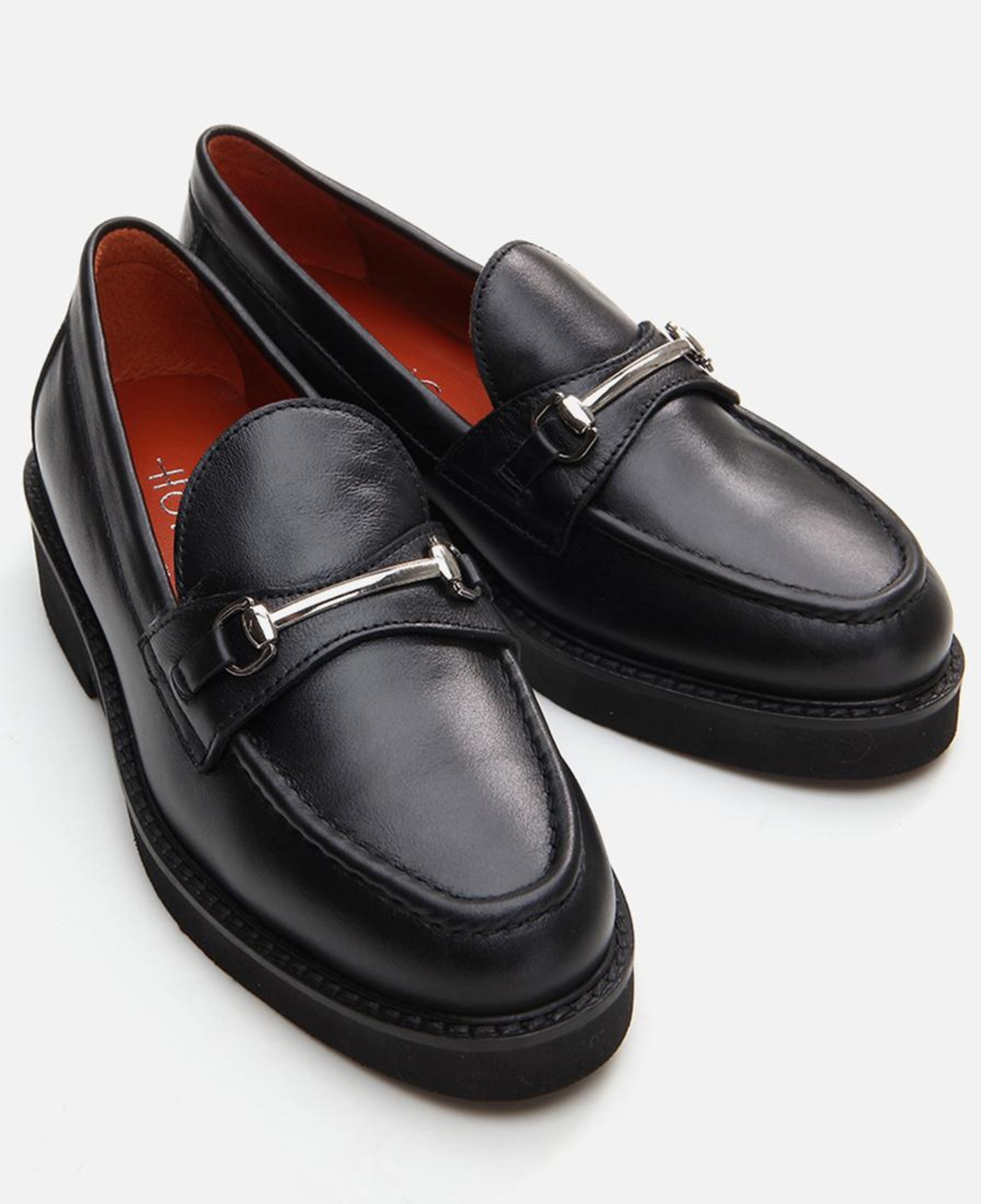 Kadın Deri Siyah Loafer