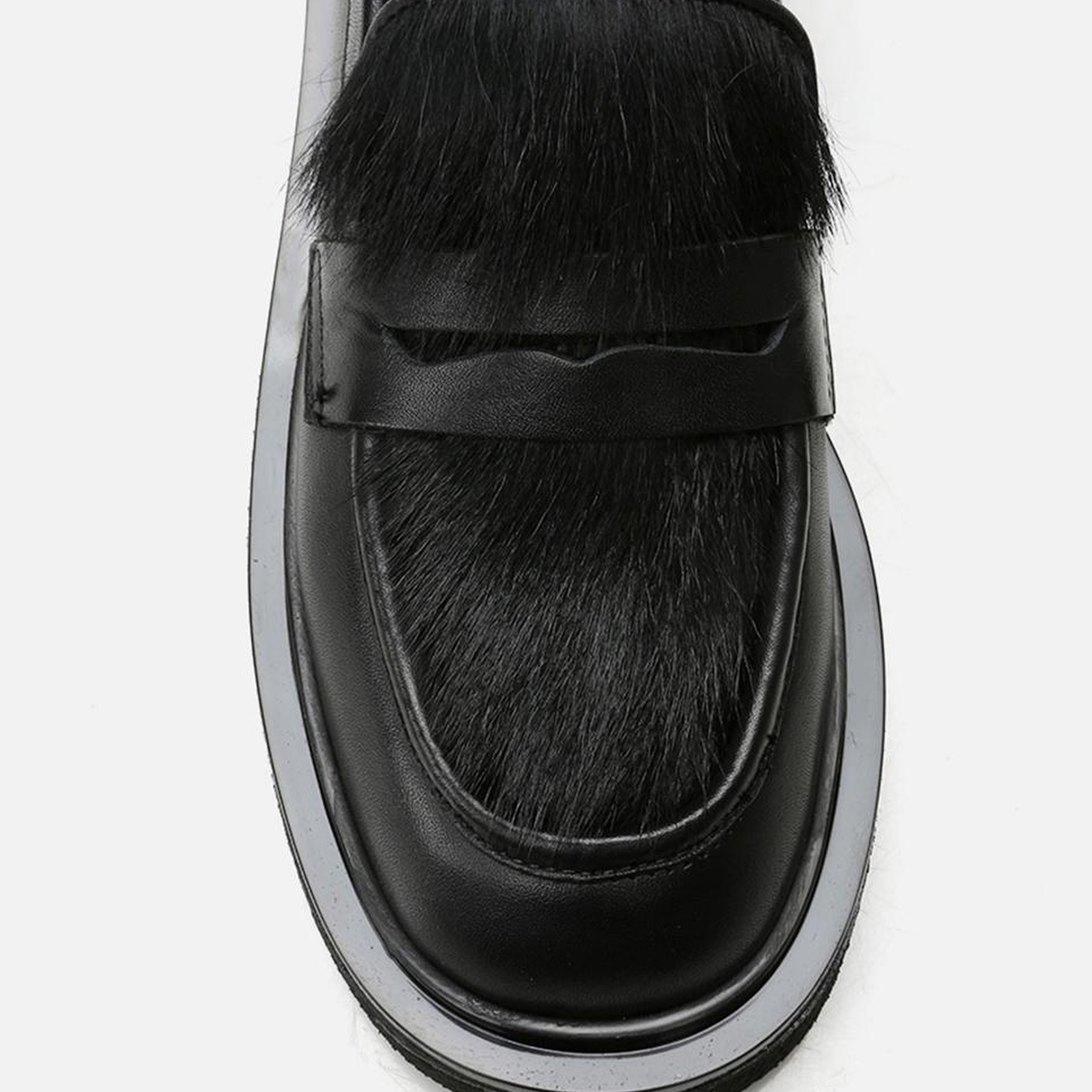 Kadın Deri Siyah Loafer