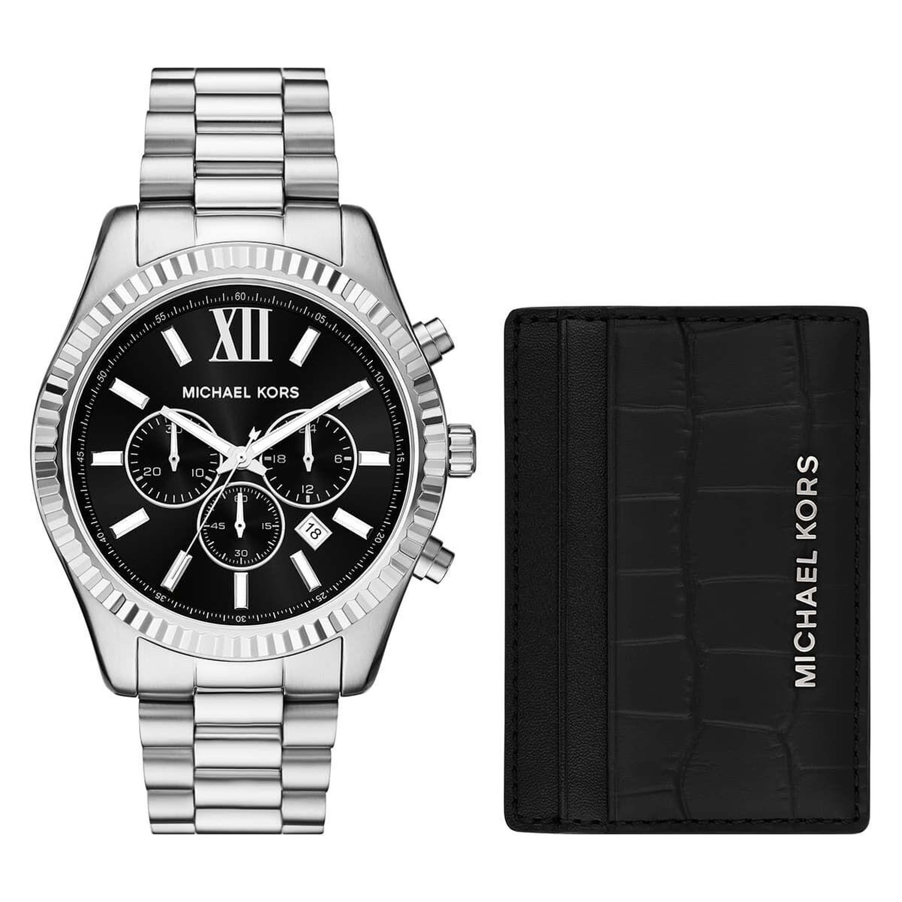 Michael Kors MK1091SET Erkek Kol Saati ve Kartlık Seti
