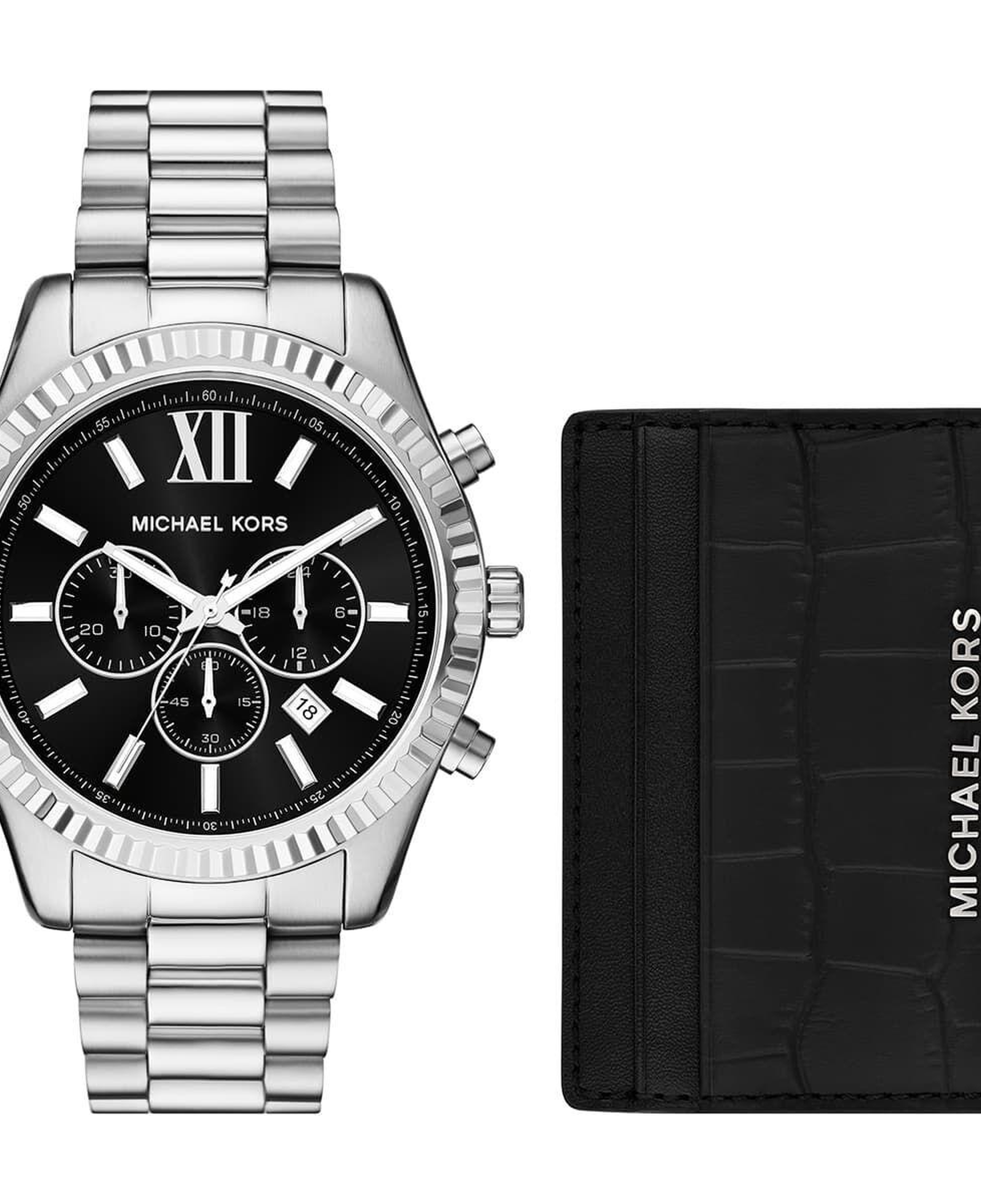 Michael Kors MK1091SET Erkek Kol Saati ve Kartlık Seti