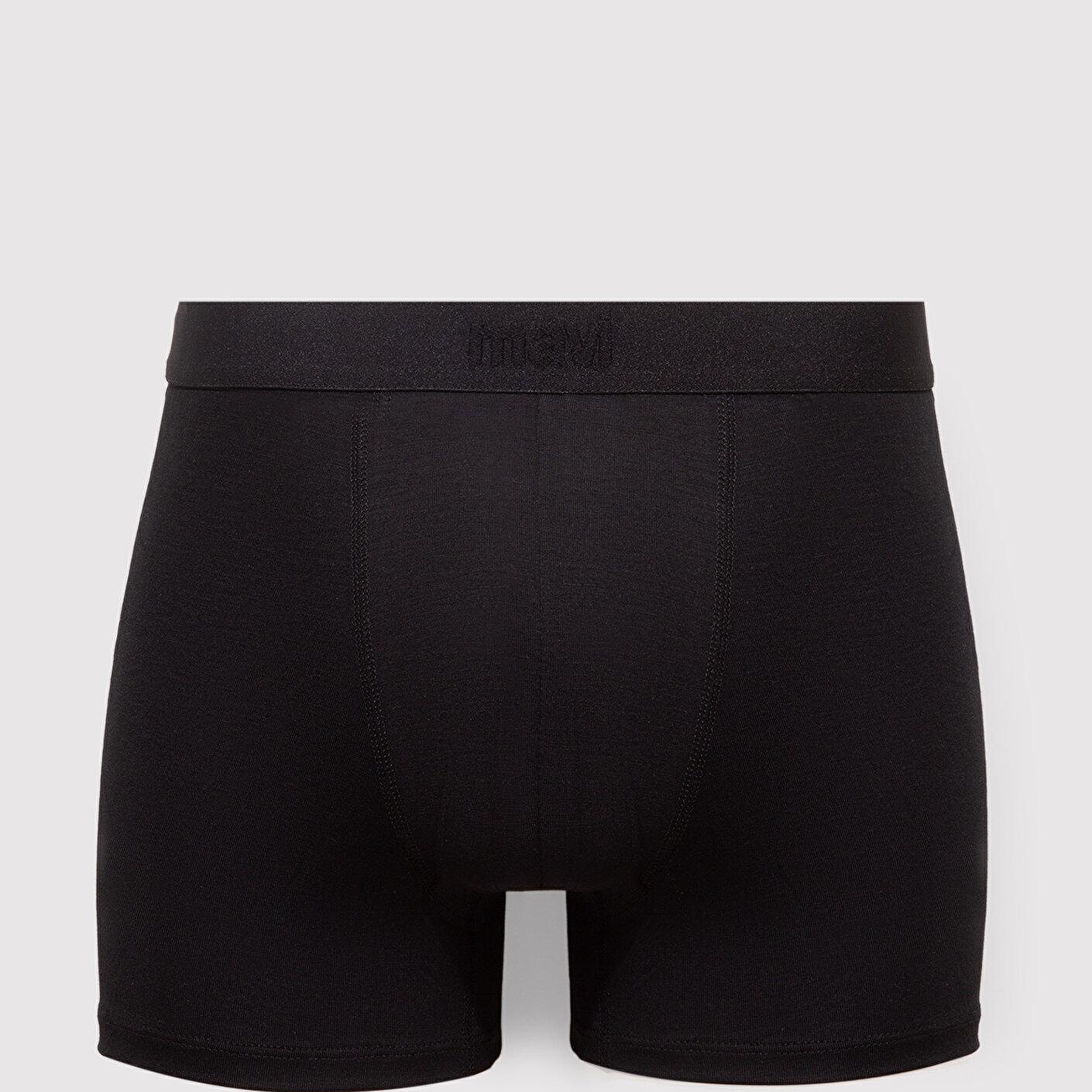 Mavi 3lü Siyah Basic Boxer 0912088-900