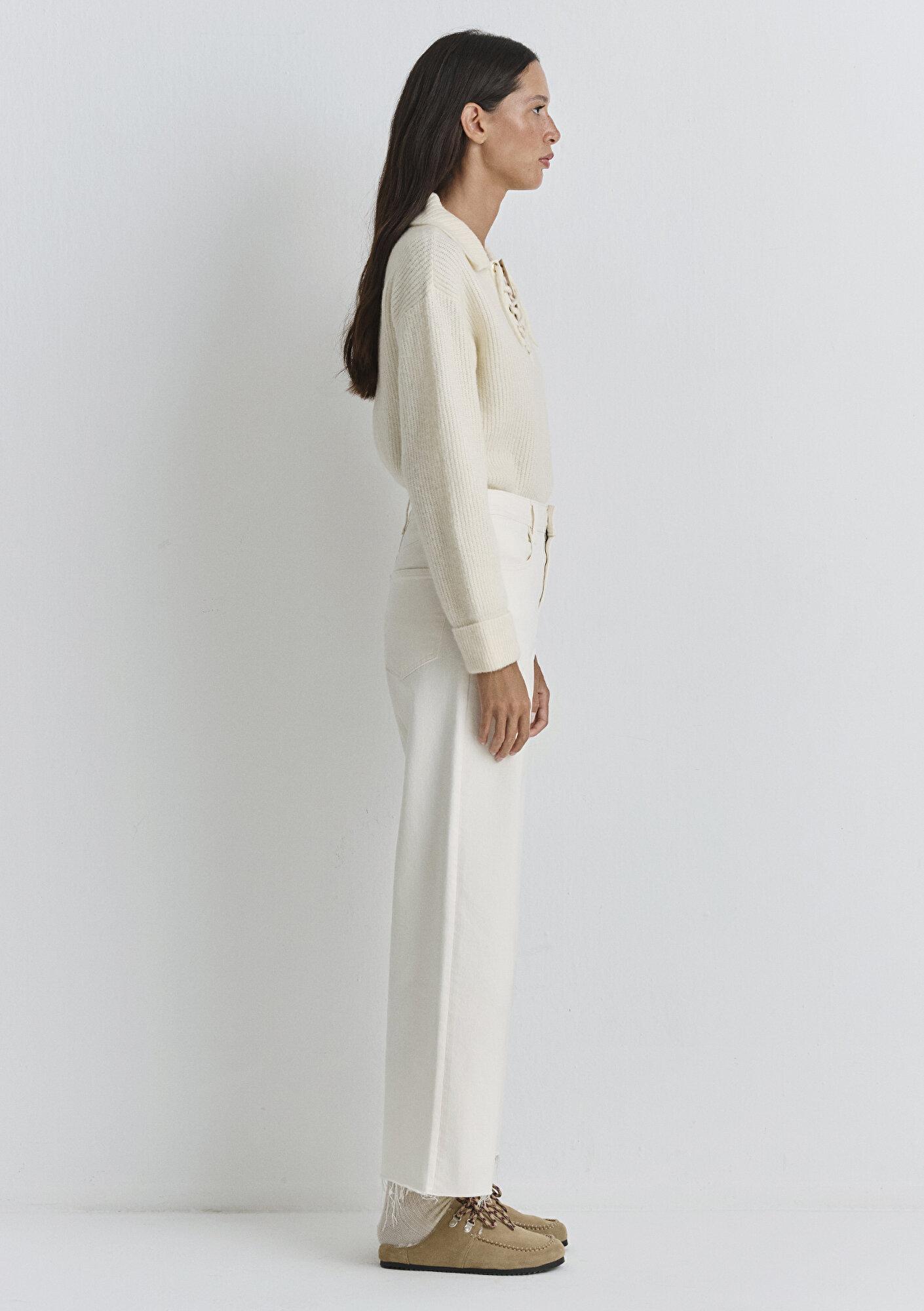 Mavi Paloma Ekru Gabardin Pantolon 1010114-91330