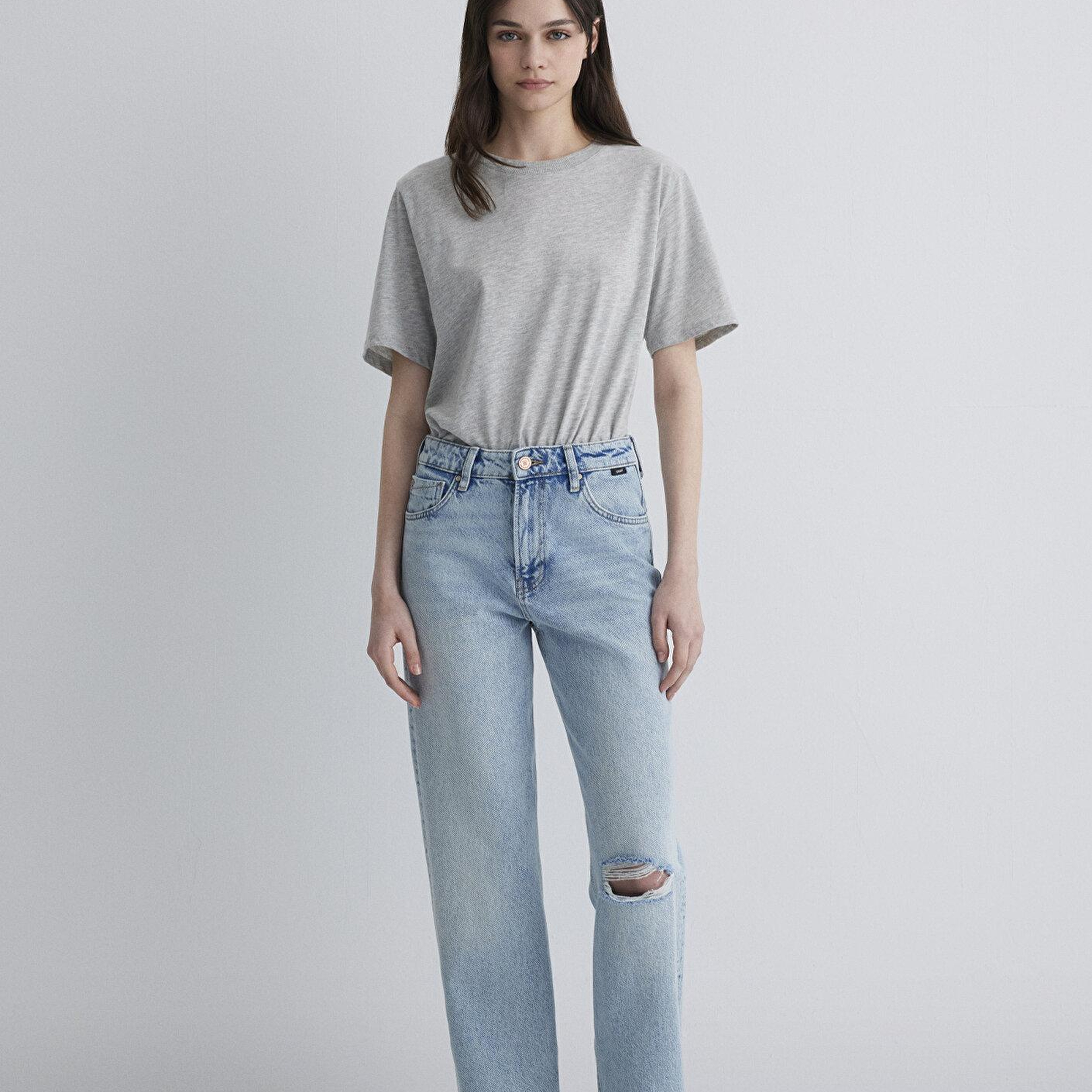 Mavi Barcelona Kolej Vintage Açık Mavi Jean Pantolon 101047-89198