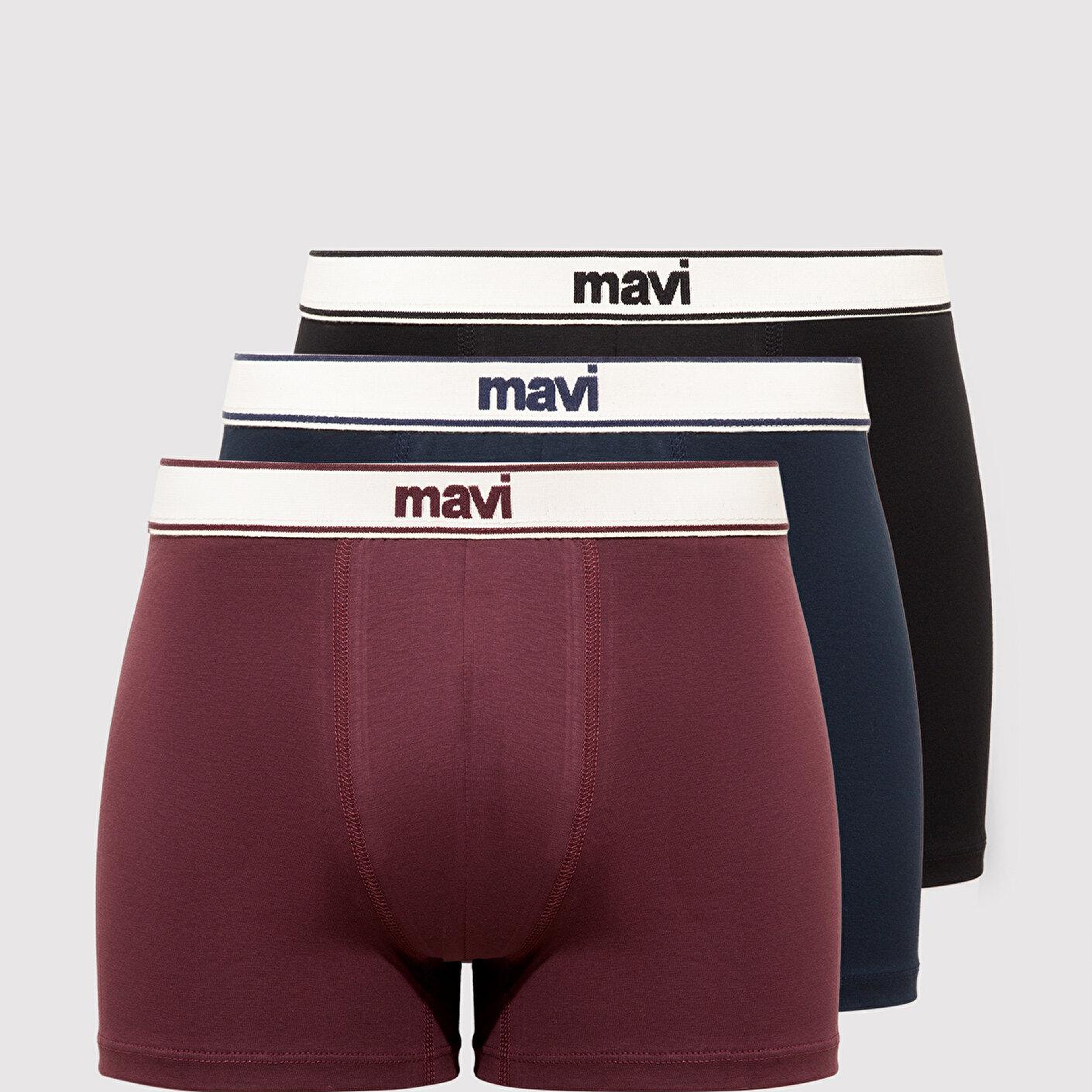 Mavi 3lü Basic Boxer 0912224-900