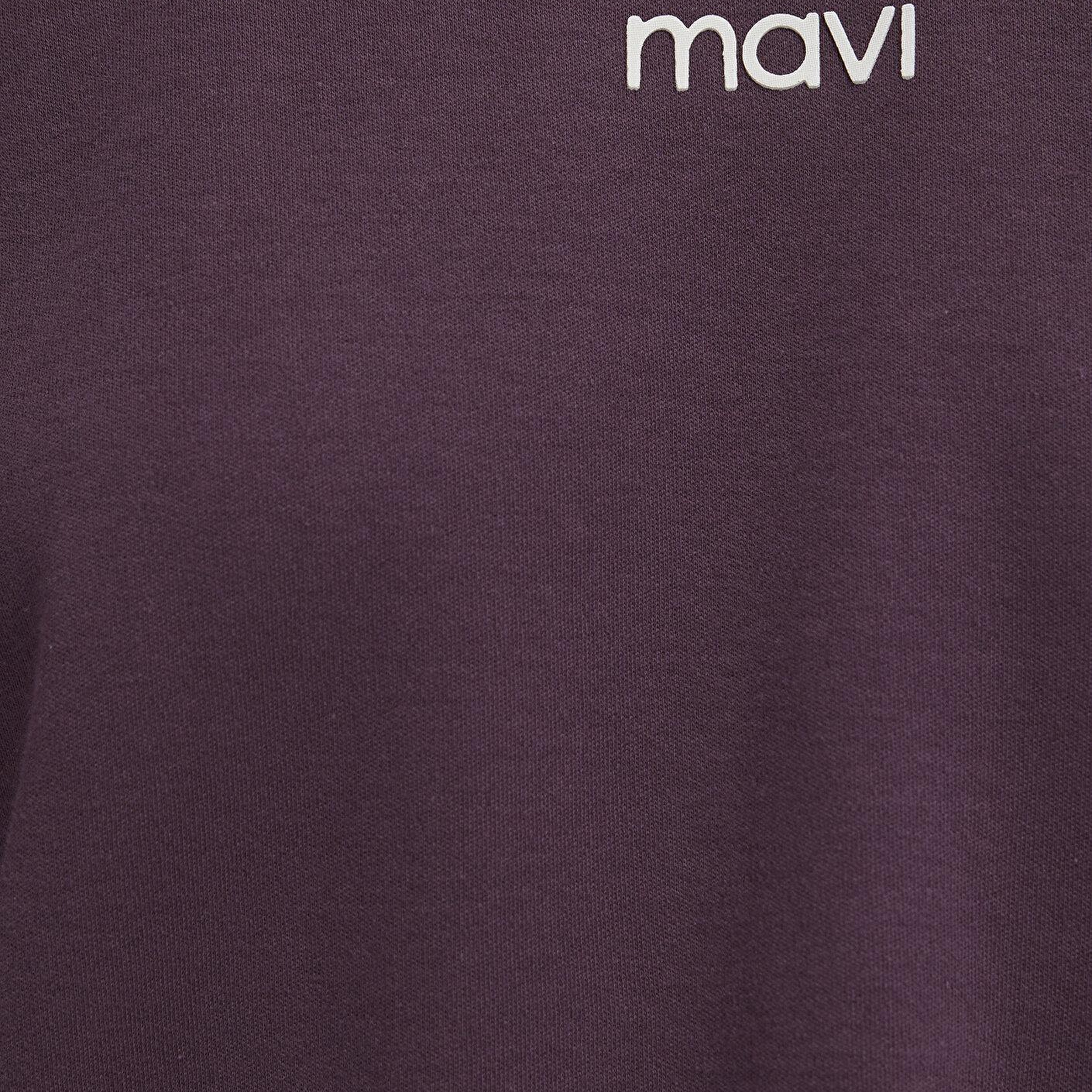 Mavi Mavi Logo Baskılı İnterlok Mor Tişört Regular Fit / Normal Kesim 1612829-70260