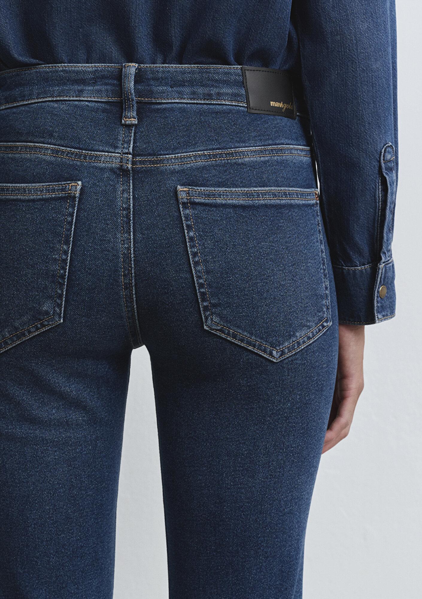Mavi Maria Gold Denim Koyu Mavi Jean Pantolon 101225-80680