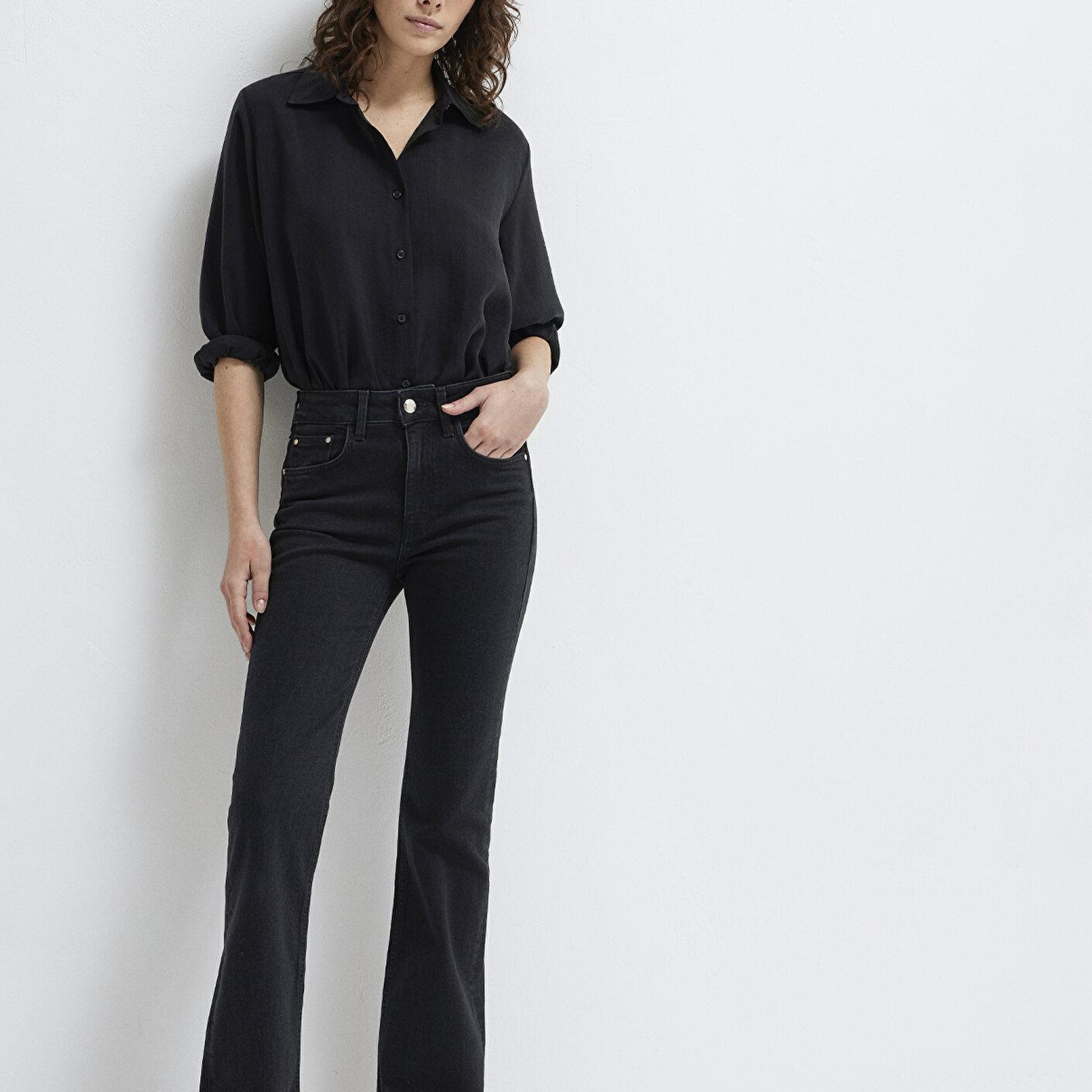 Mavi Maria Gold Premium Gri Smoke Jean Pantolon 101225-80998
