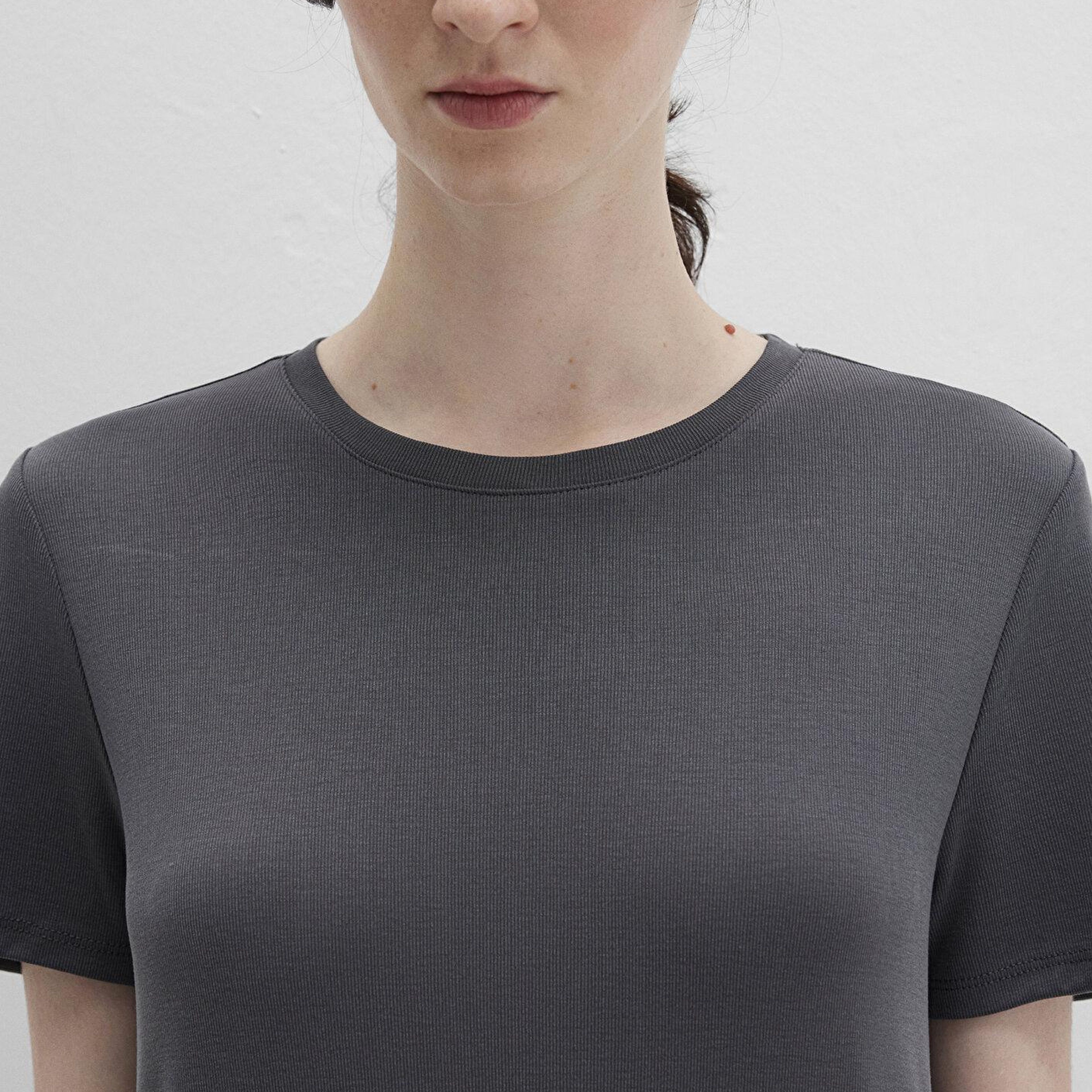 Mavi Antrasit (TENCEL™) Modal Karışımlı Midi Elbise 1310777-70095