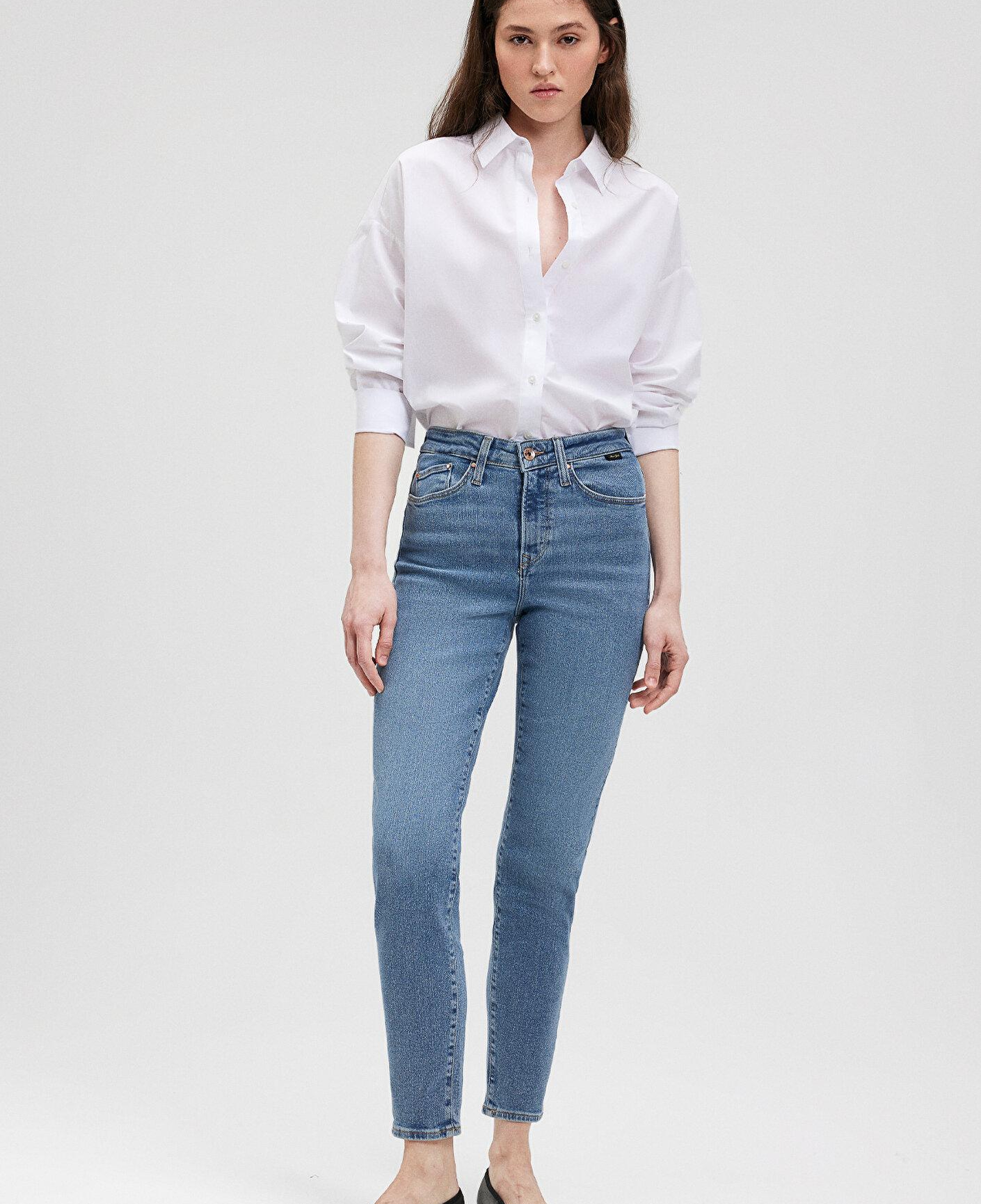 Mavi Cindy Gold Shape Gölgeli İndigo Mavisi Jean Pantolon 100277-33555